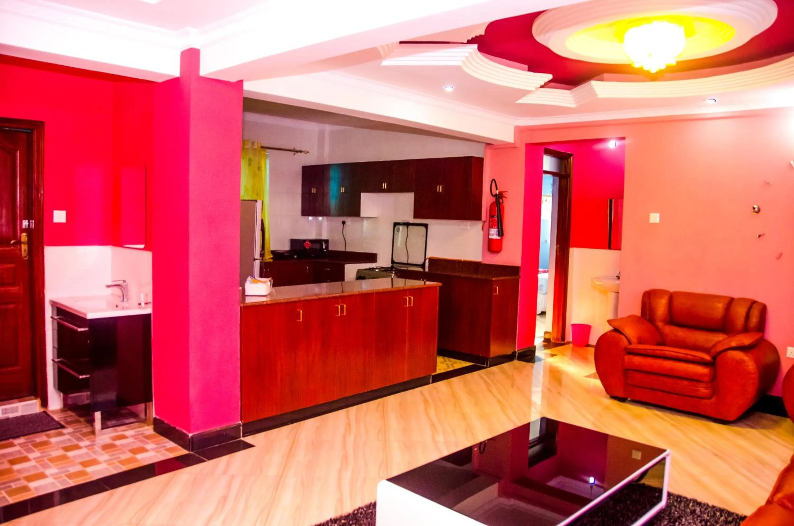 Kitchen or kitchenette in Sheratton Regency Hotel