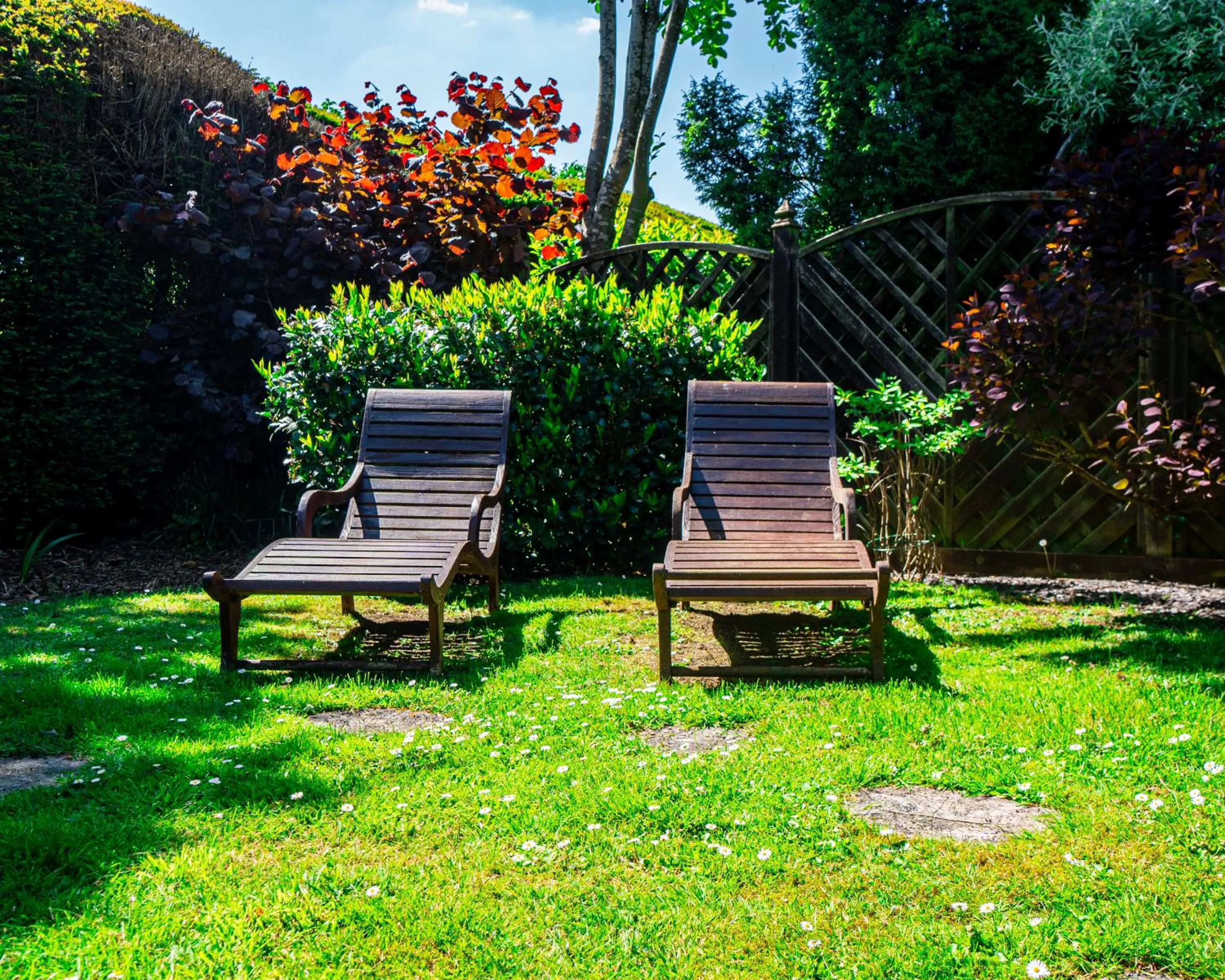 Garden in Cotswold House Hotel and Spa - "A Bespoke Hotel"