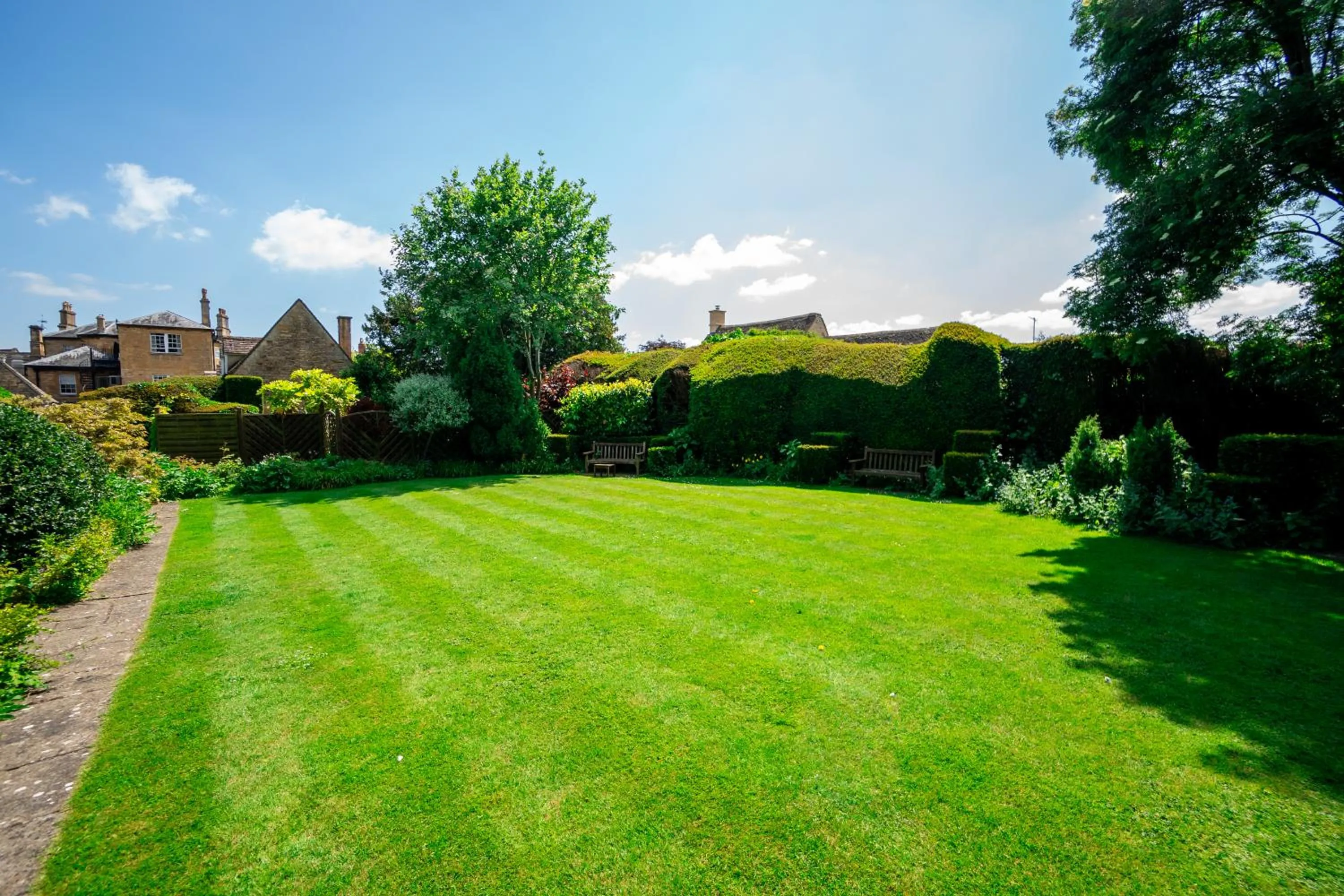 Garden in Cotswold House Hotel and Spa - "A Bespoke Hotel"