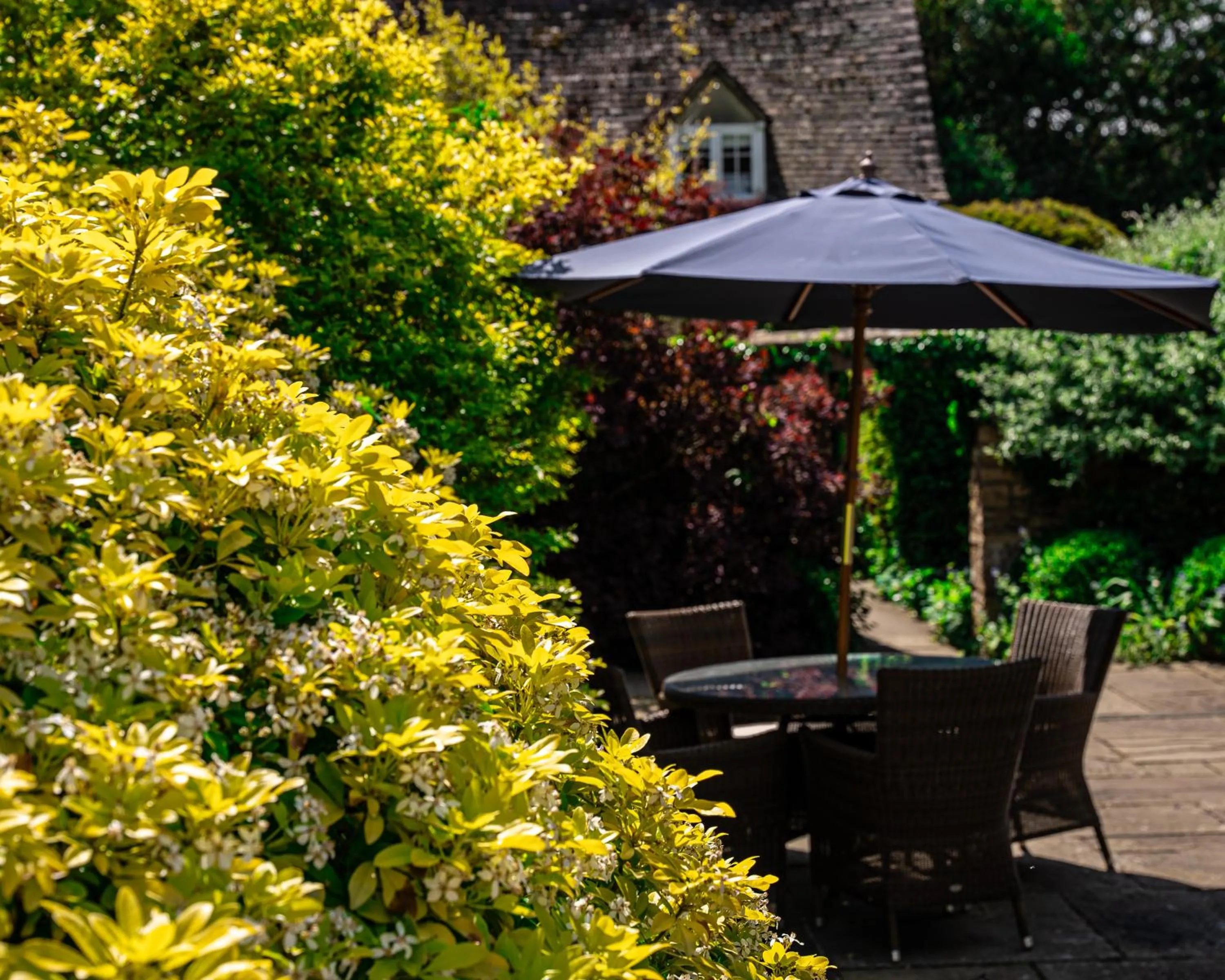 Garden in Cotswold House Hotel and Spa - "A Bespoke Hotel"