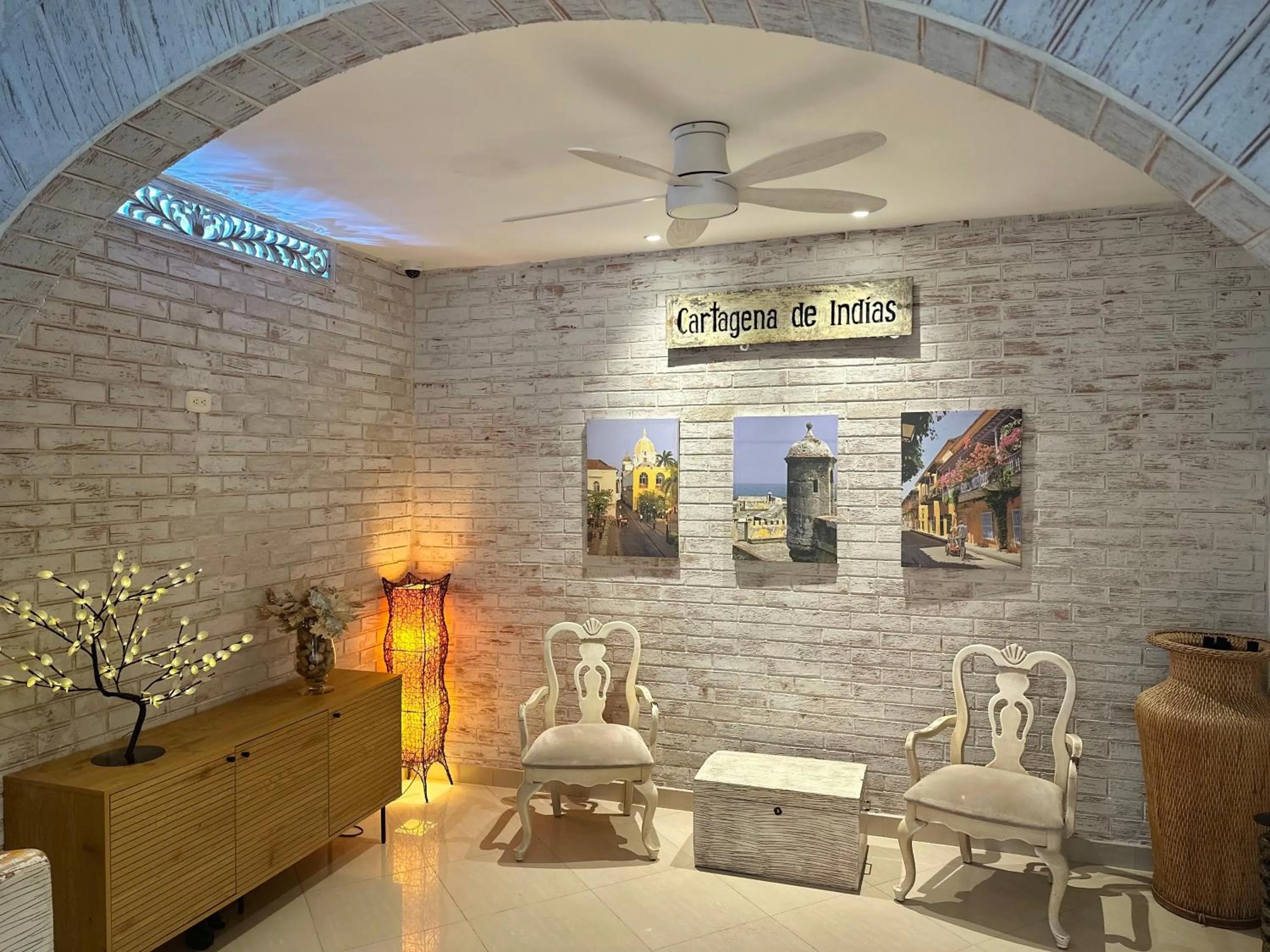 Living room in Hotel La Magdalena