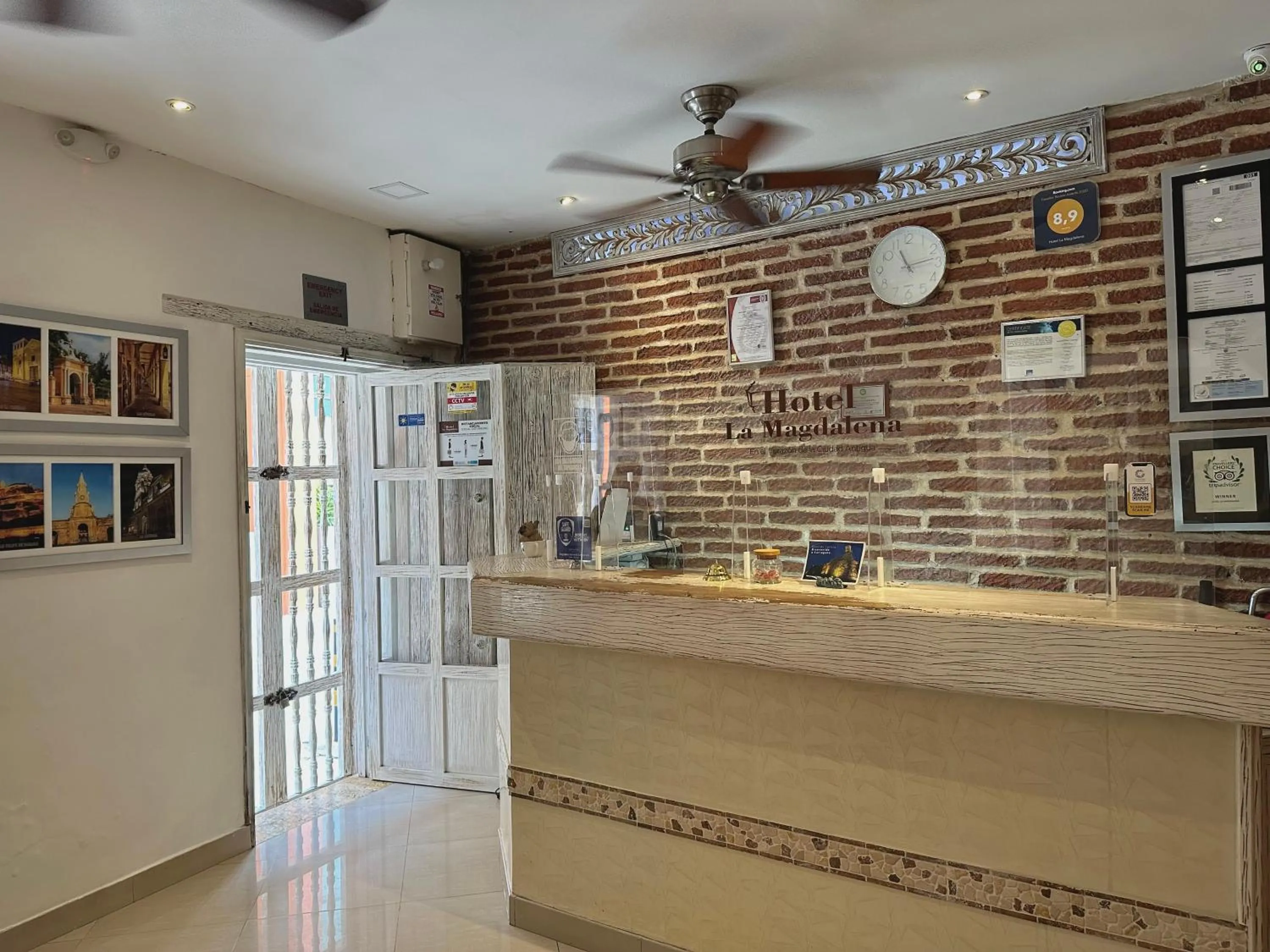 Area and facilities in Hotel La Magdalena