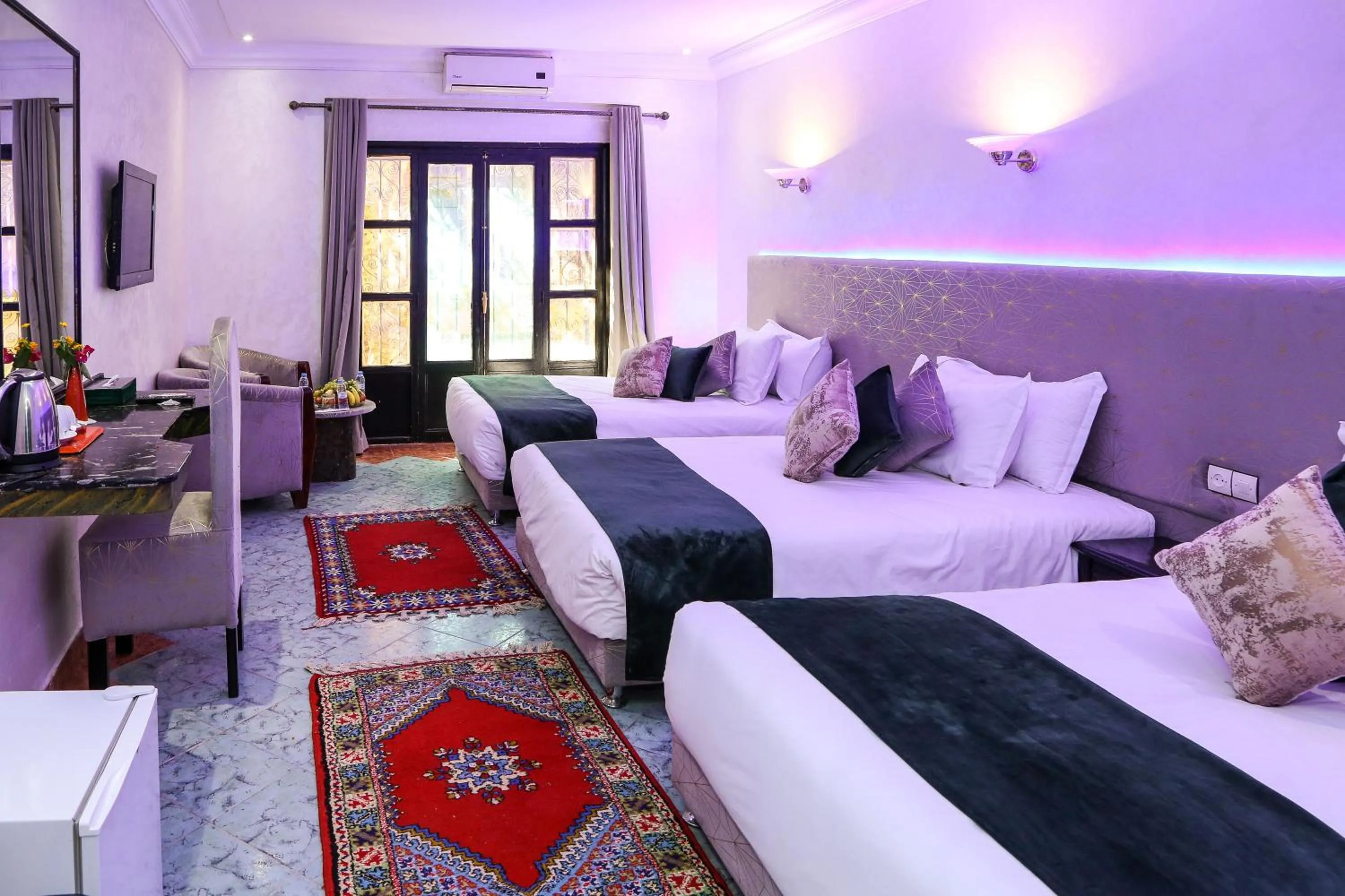 Bed in Erfoud Palace