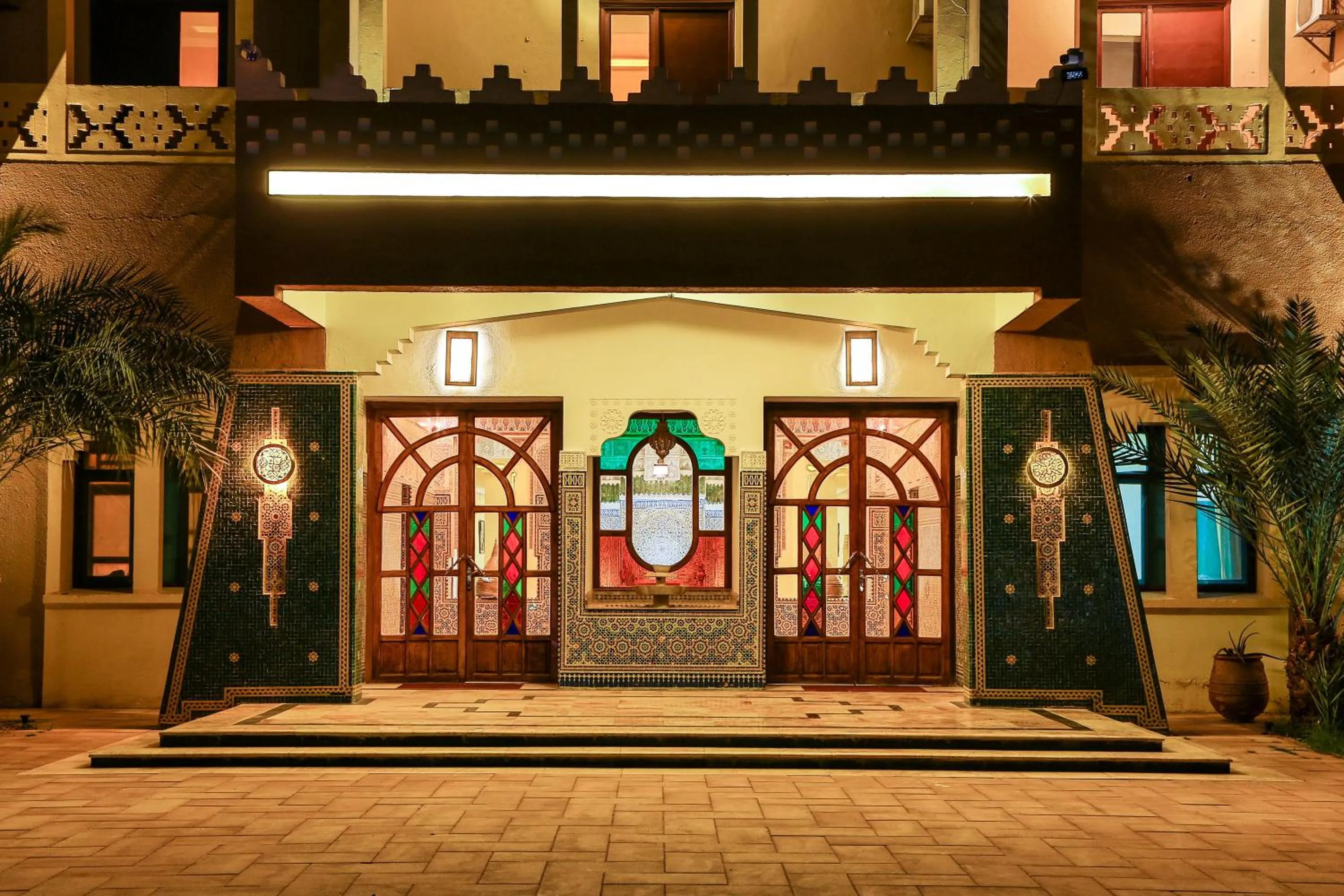 Facade/entrance in Erfoud Palace