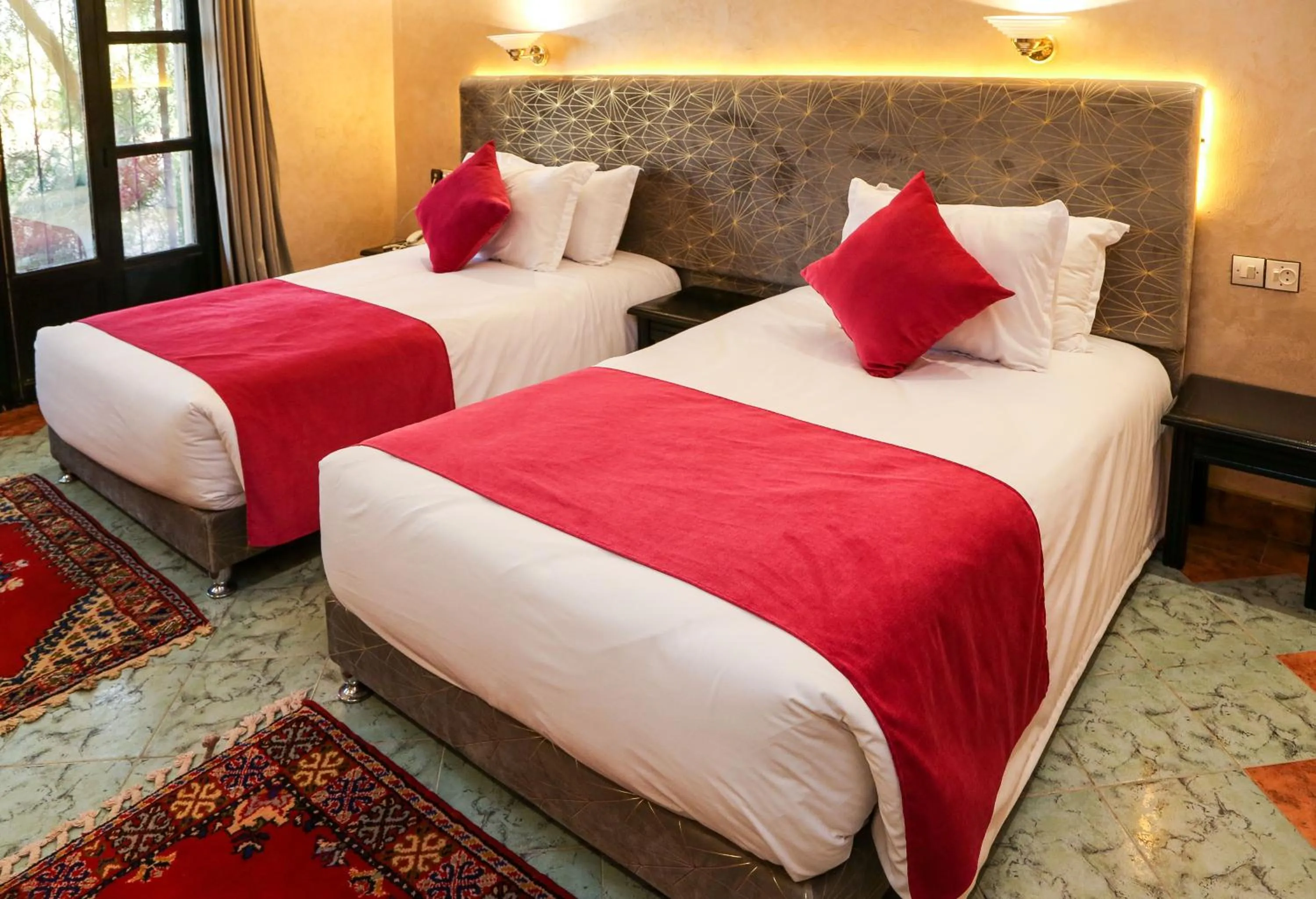 Bed in Erfoud Palace