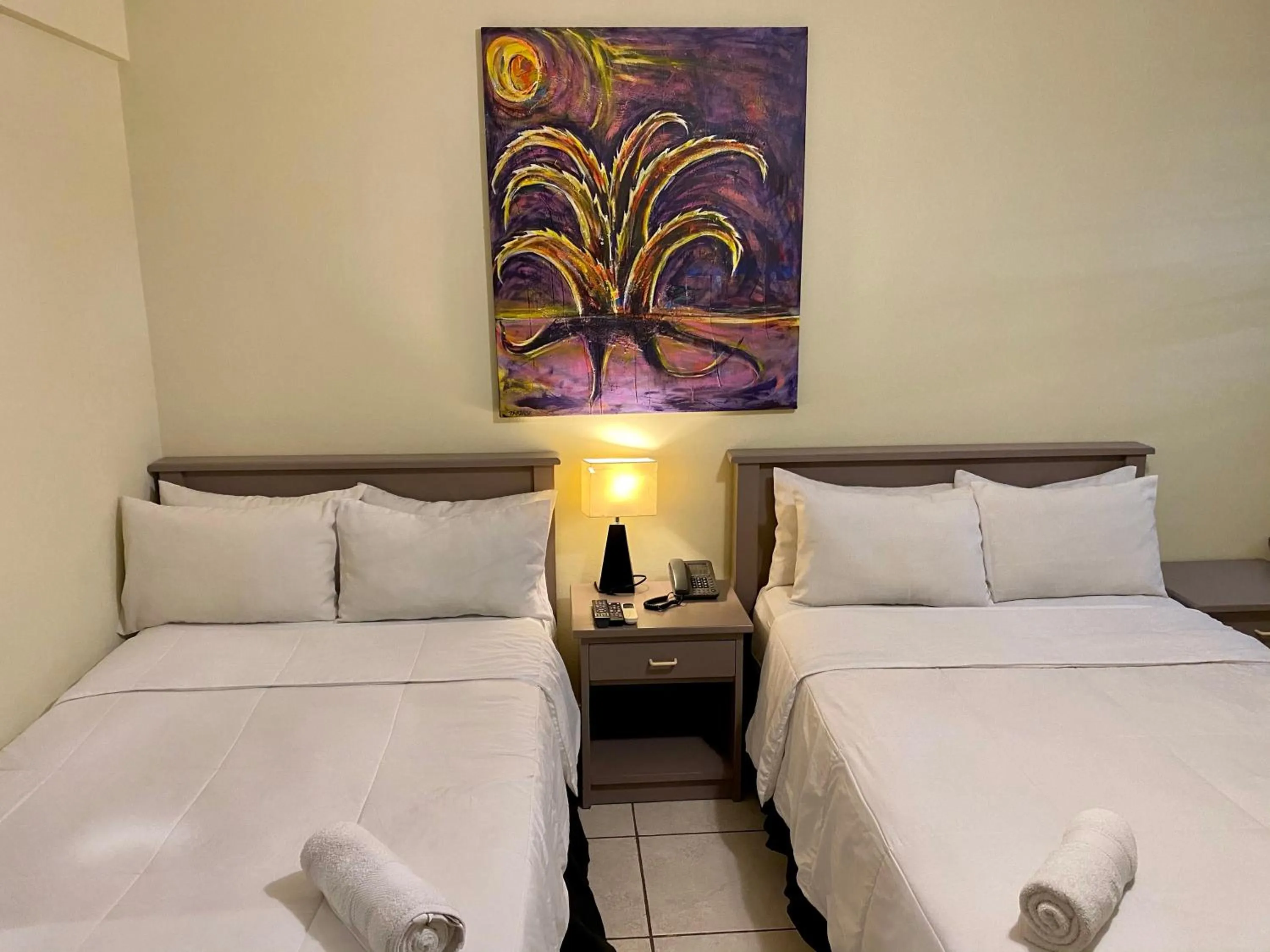 Bed in Morrison Hotel San Salvador