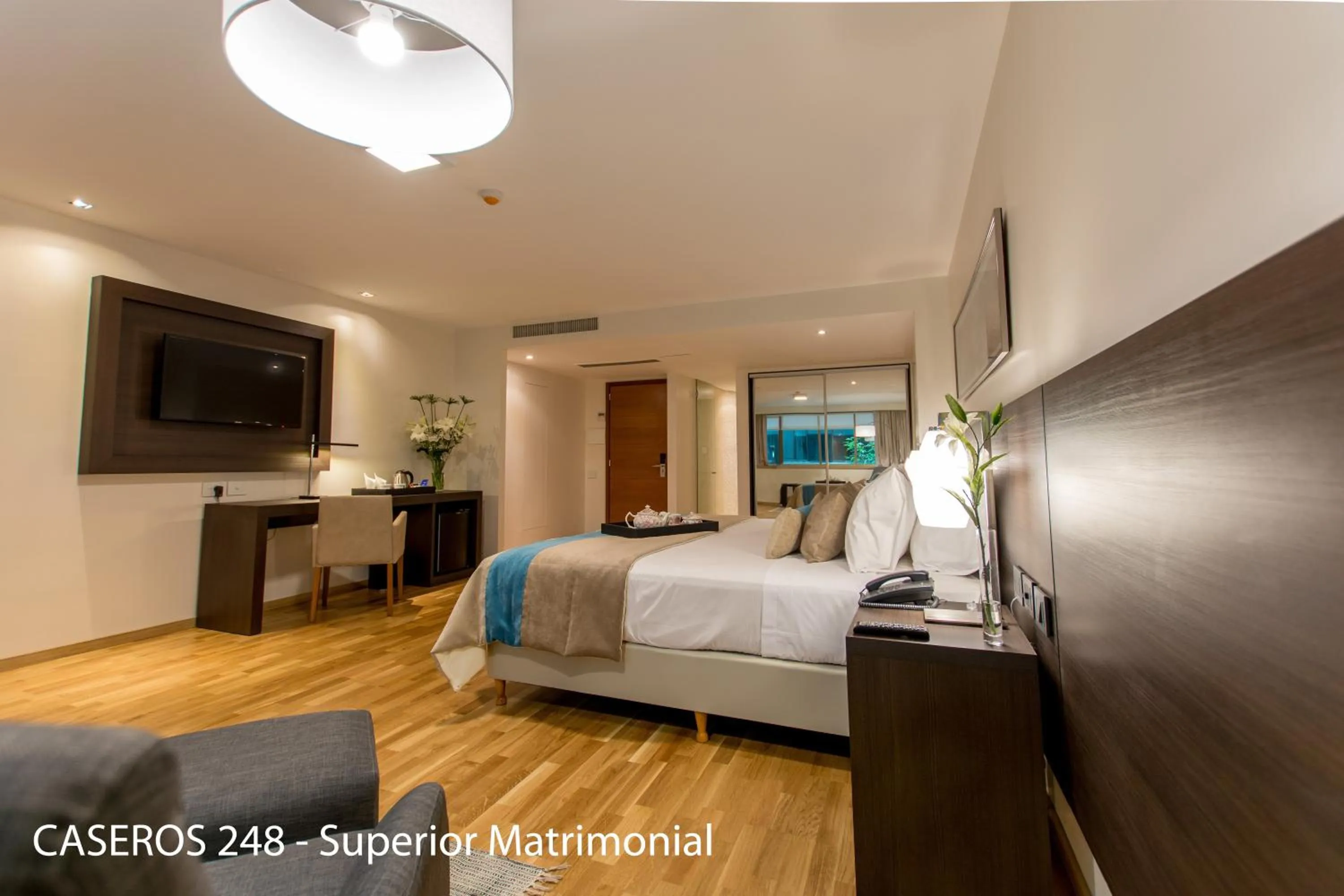 Bedroom, Bed in Caseros 248 Hotel