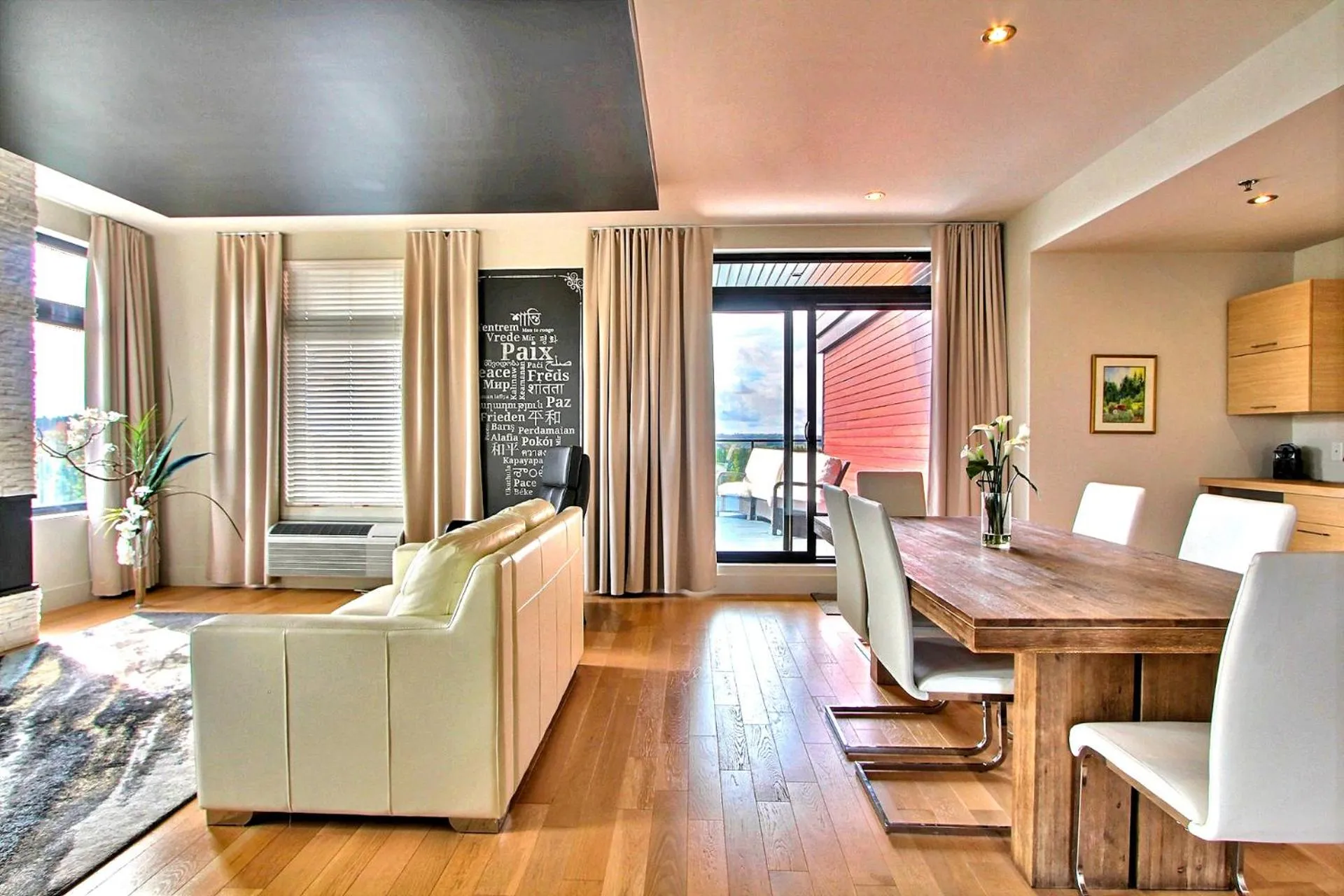 Living room in La cache à Maxime