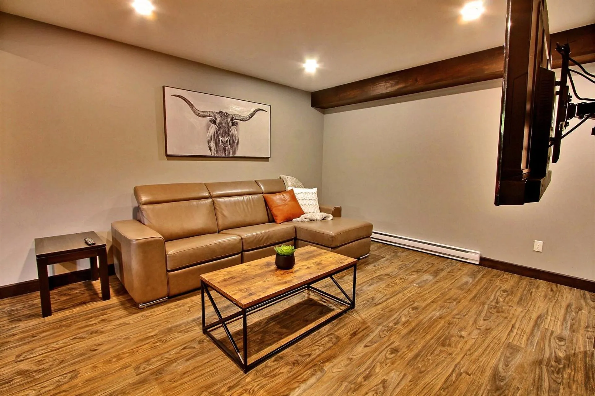 Living room in La cache à Maxime