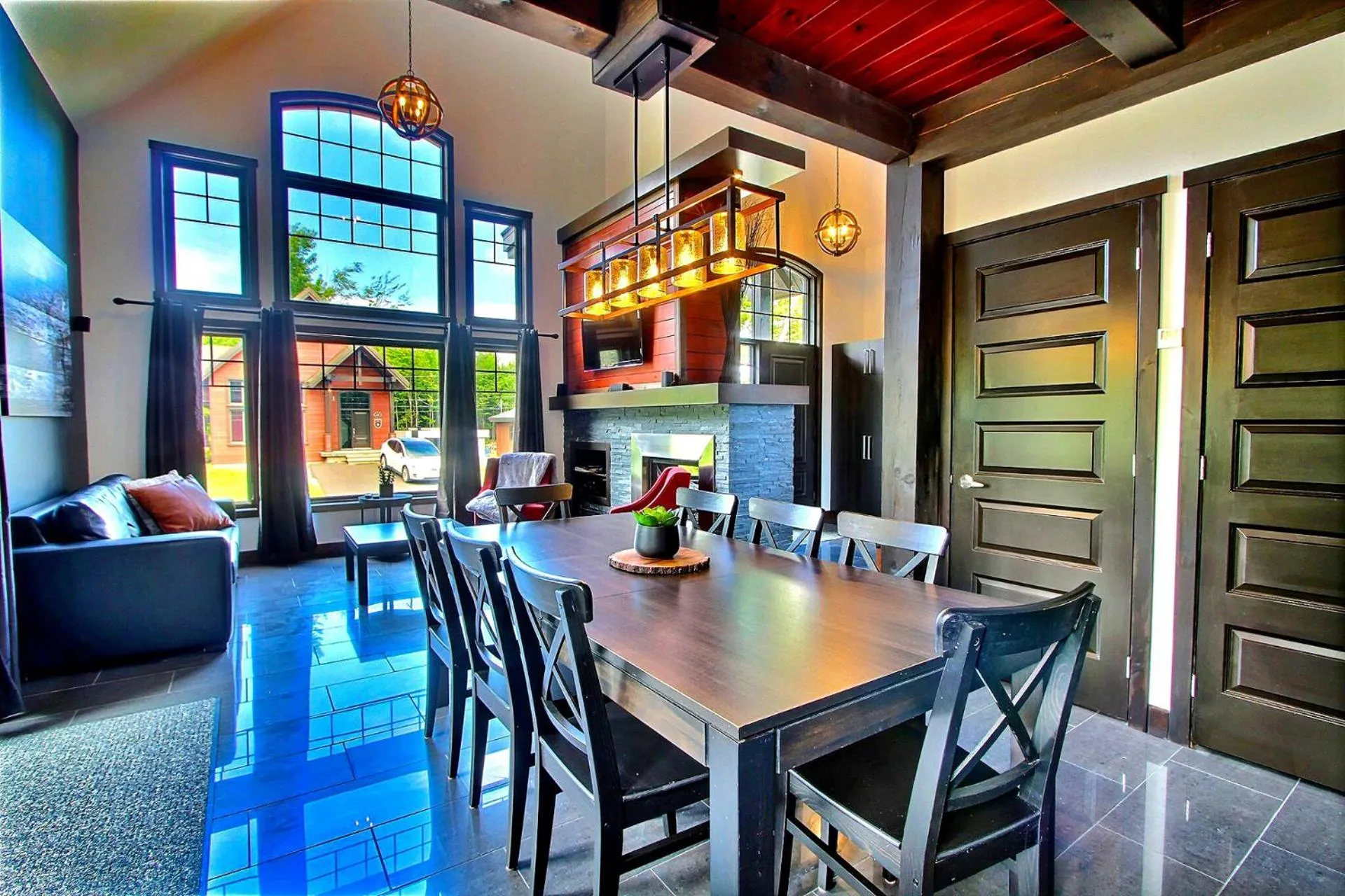 Living room in La cache à Maxime