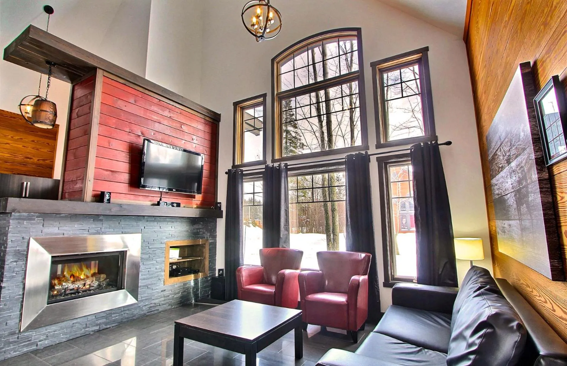 Living room in La cache à Maxime