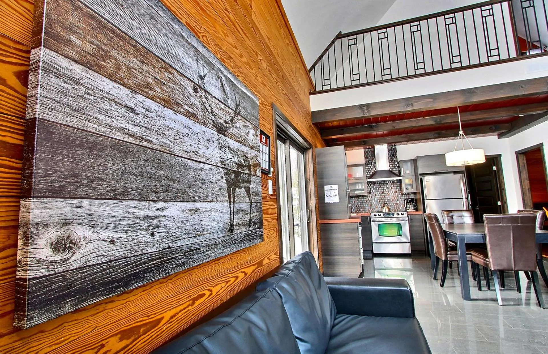 Living room in La cache à Maxime