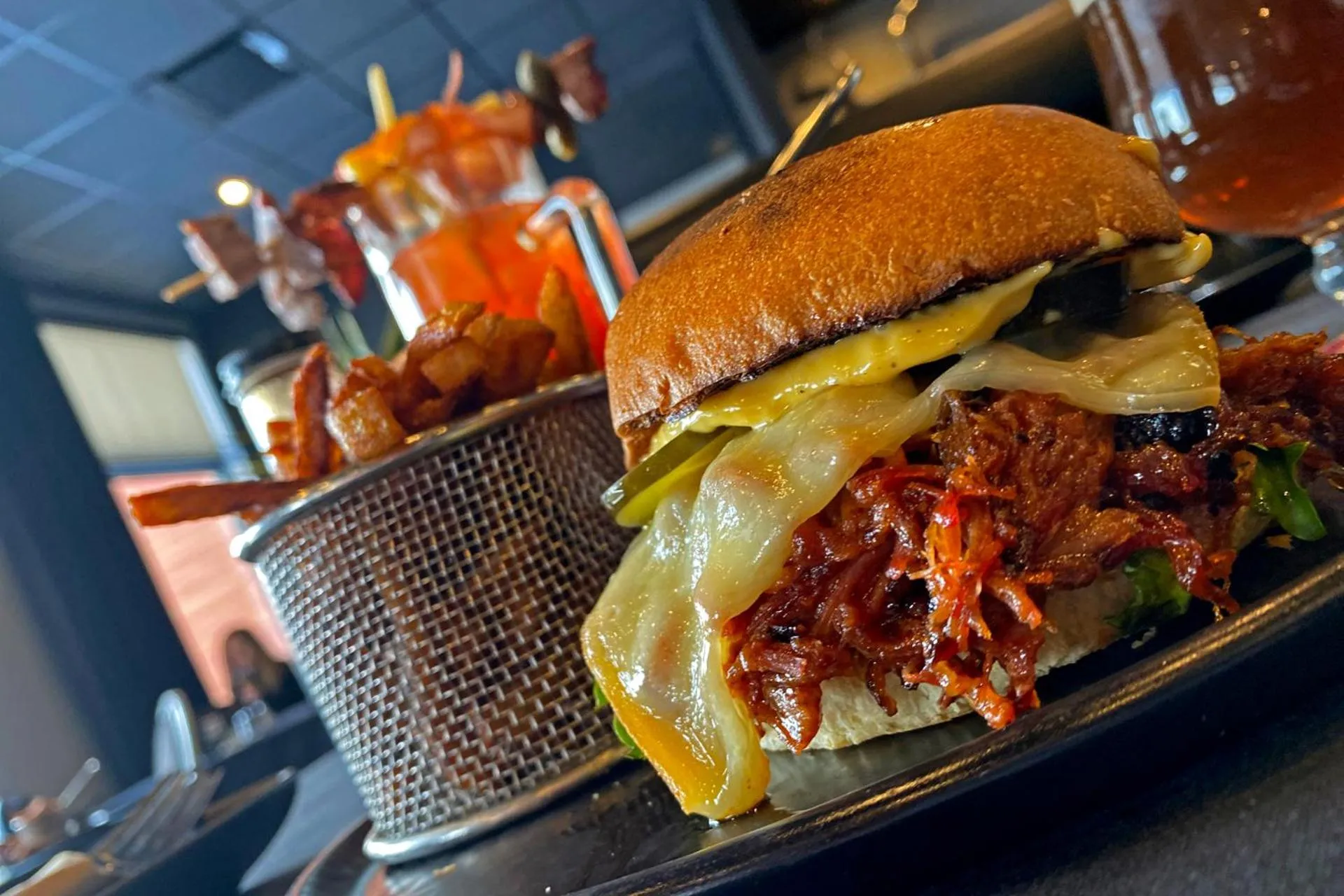 Food and drinks in La cache à Maxime