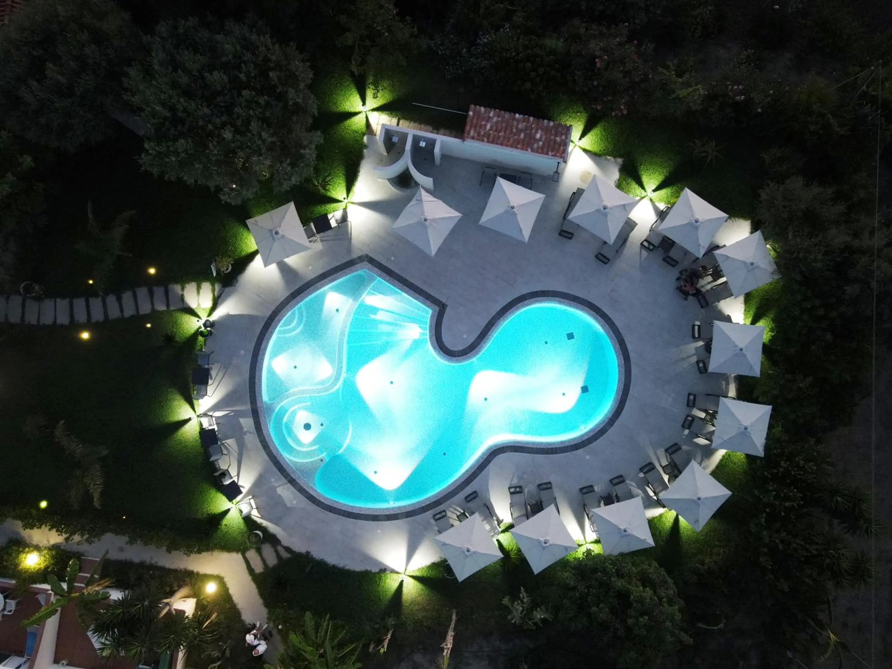 Bird's eye view in Europa rooms and restaurant