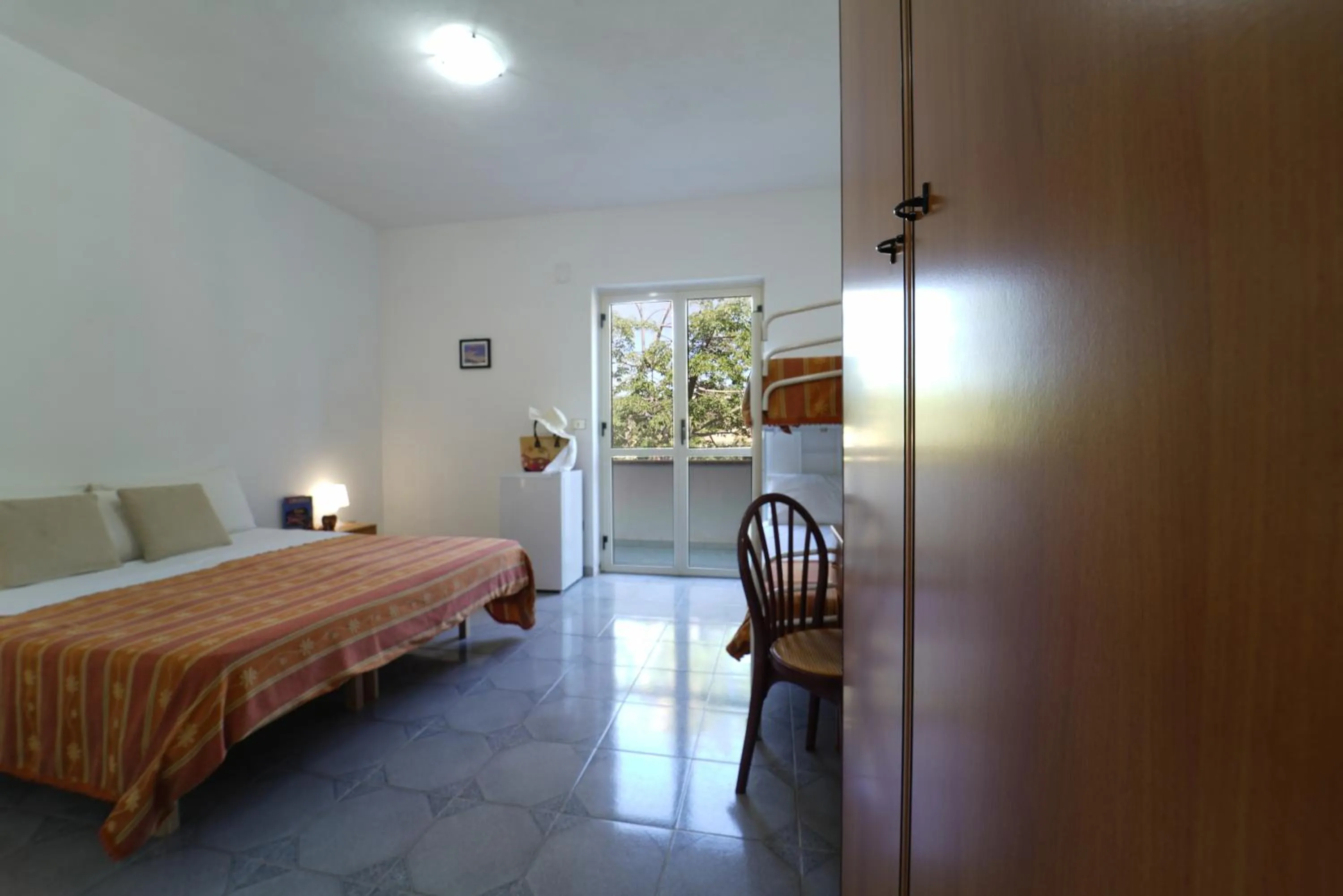 Bed in Europa rooms and restaurant