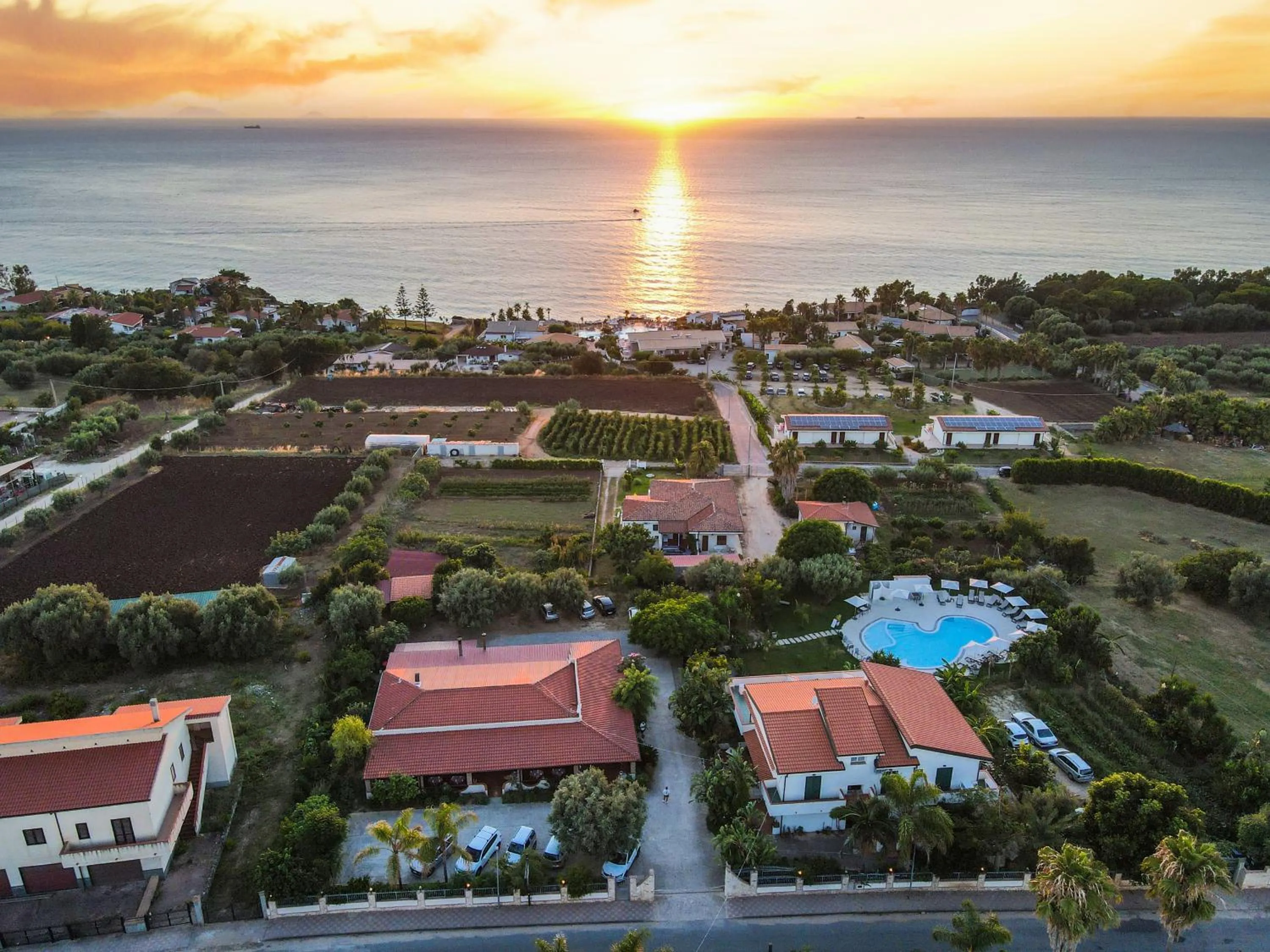 Bird's eye view in Europa rooms and restaurant