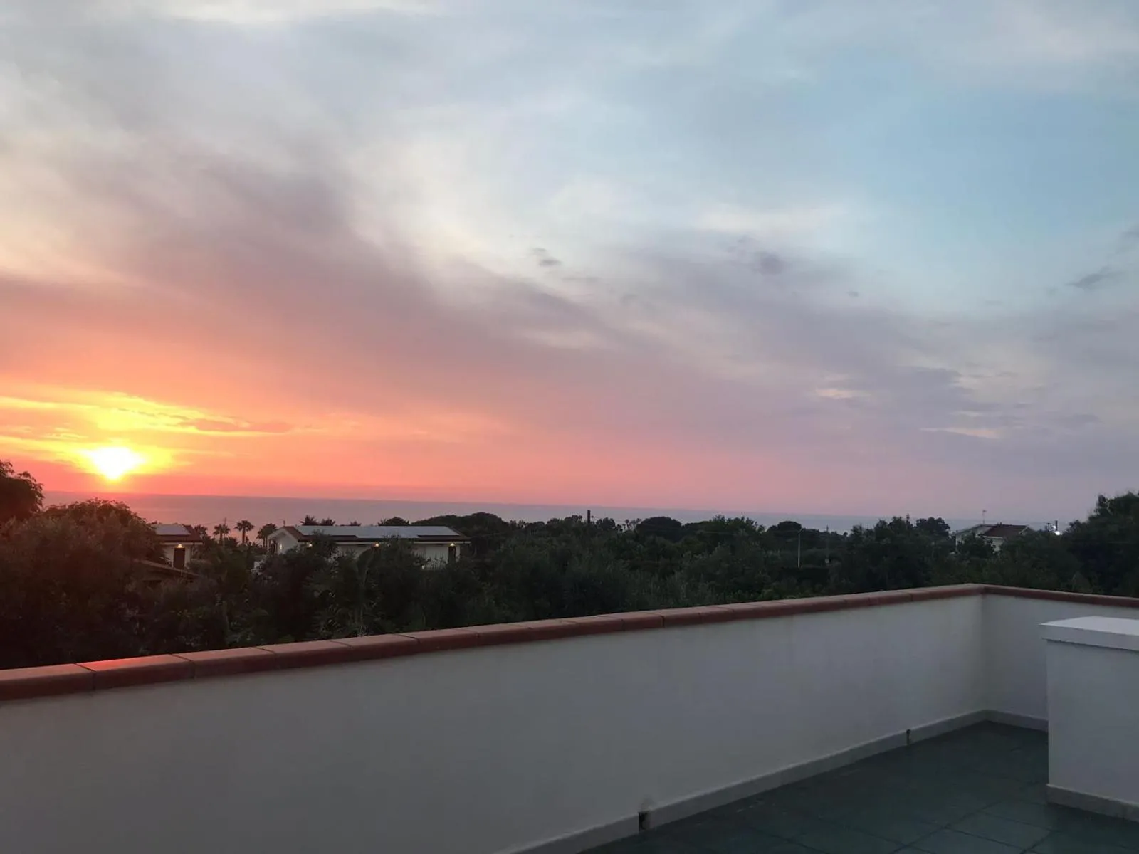 Balcony/Terrace in Europa rooms and restaurant