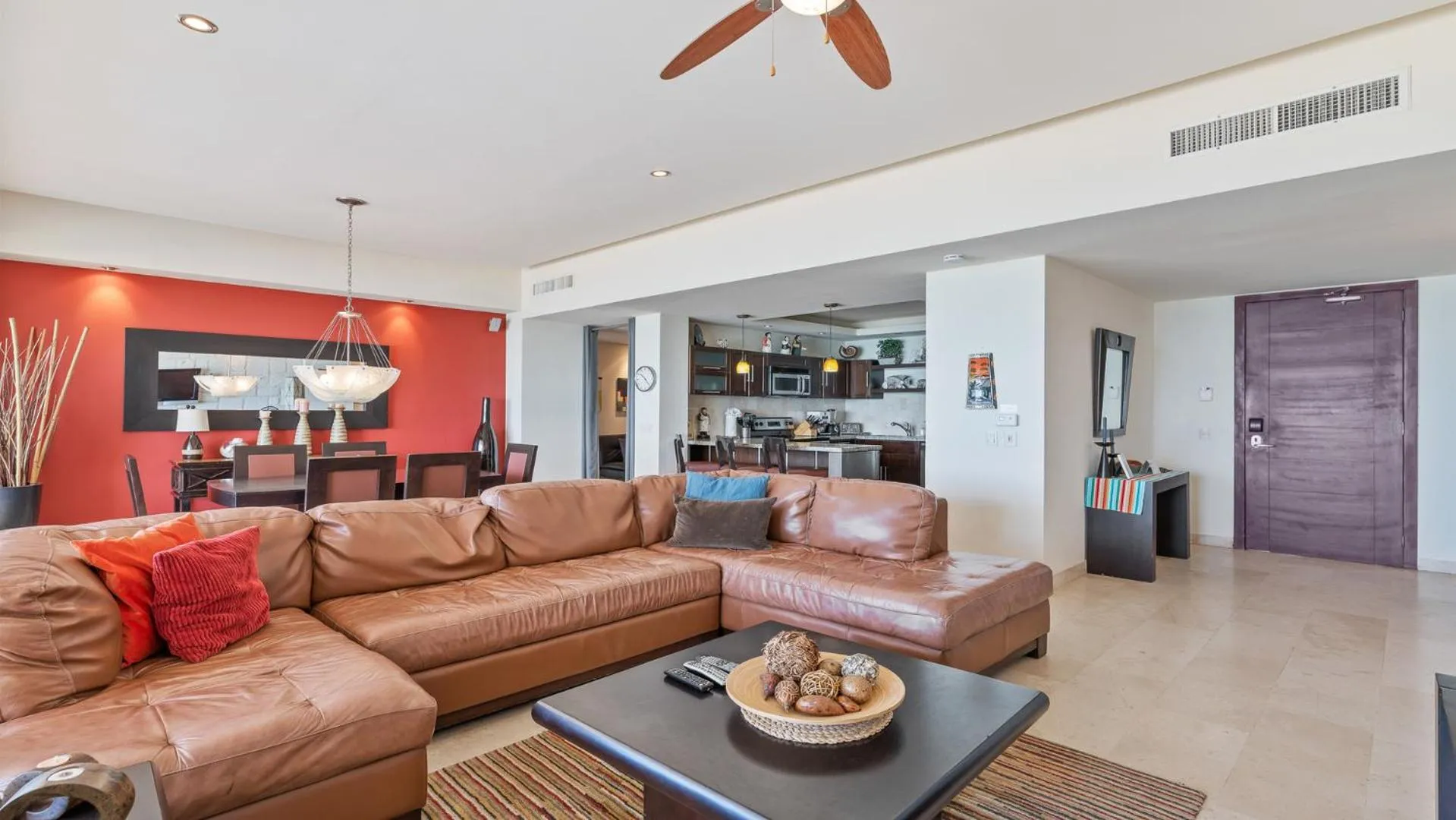 Living room in Encanto Living Two Bedroom Unit by Kivoya