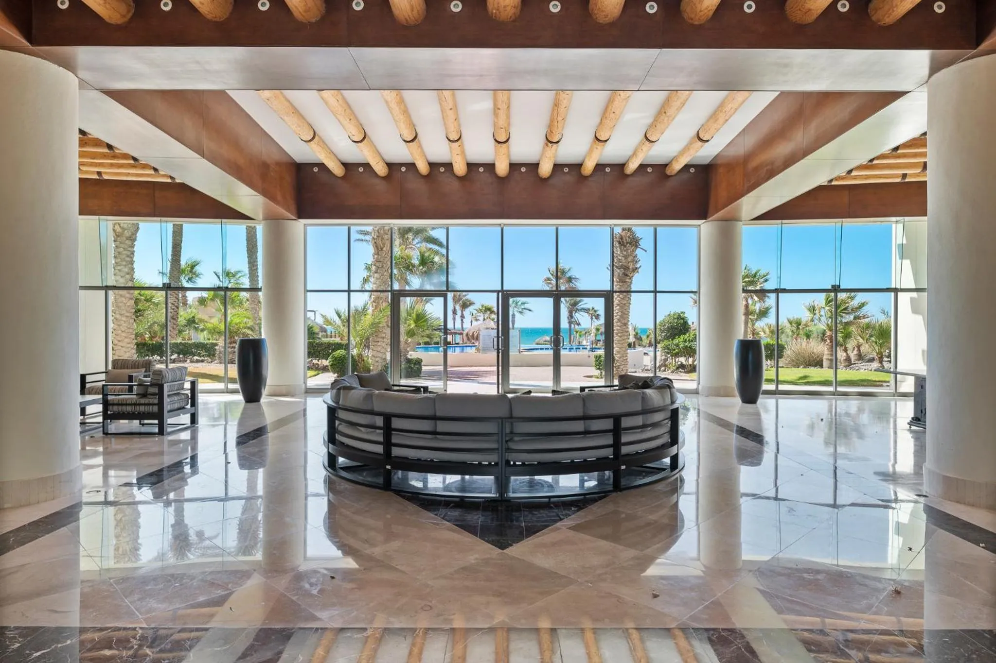 Seating area in Encanto Living Two Bedroom Unit by Kivoya