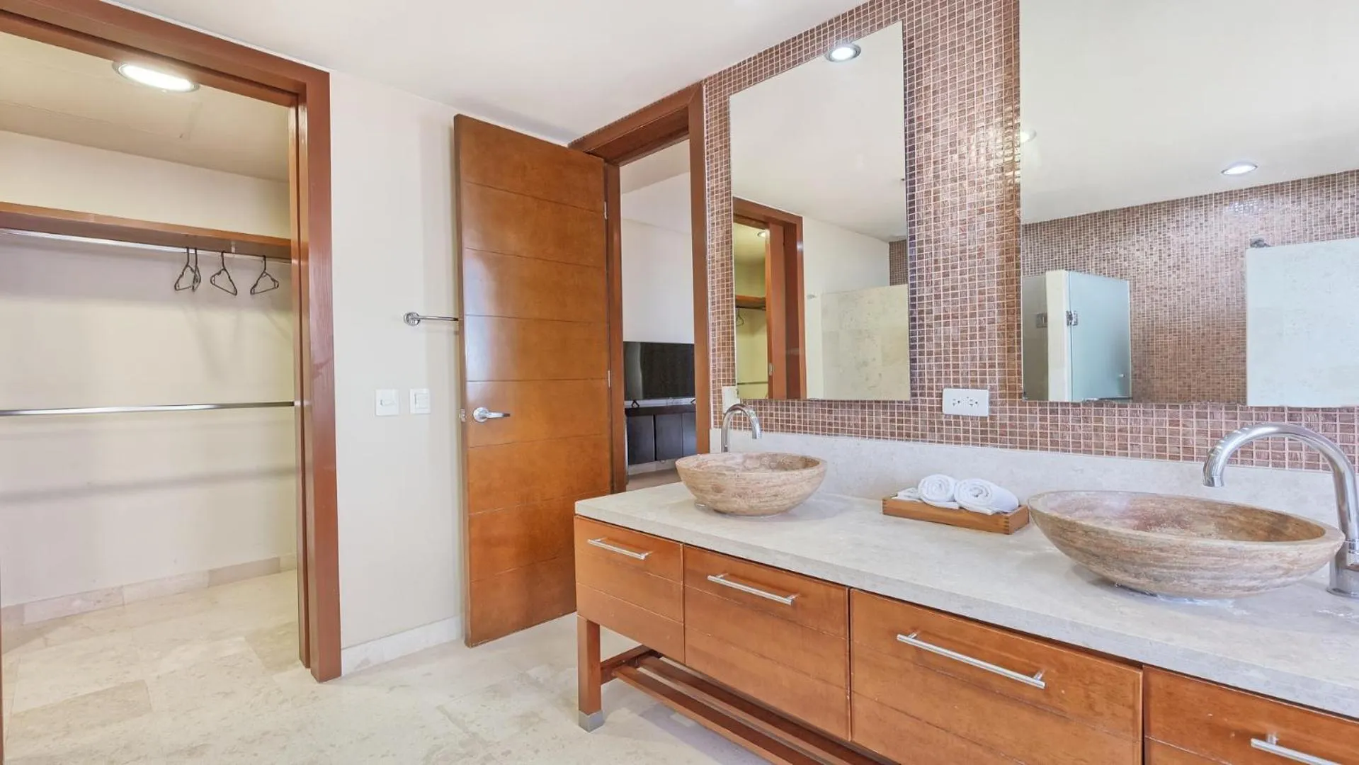 Bathroom in Encanto Living Two Bedroom Unit by Kivoya