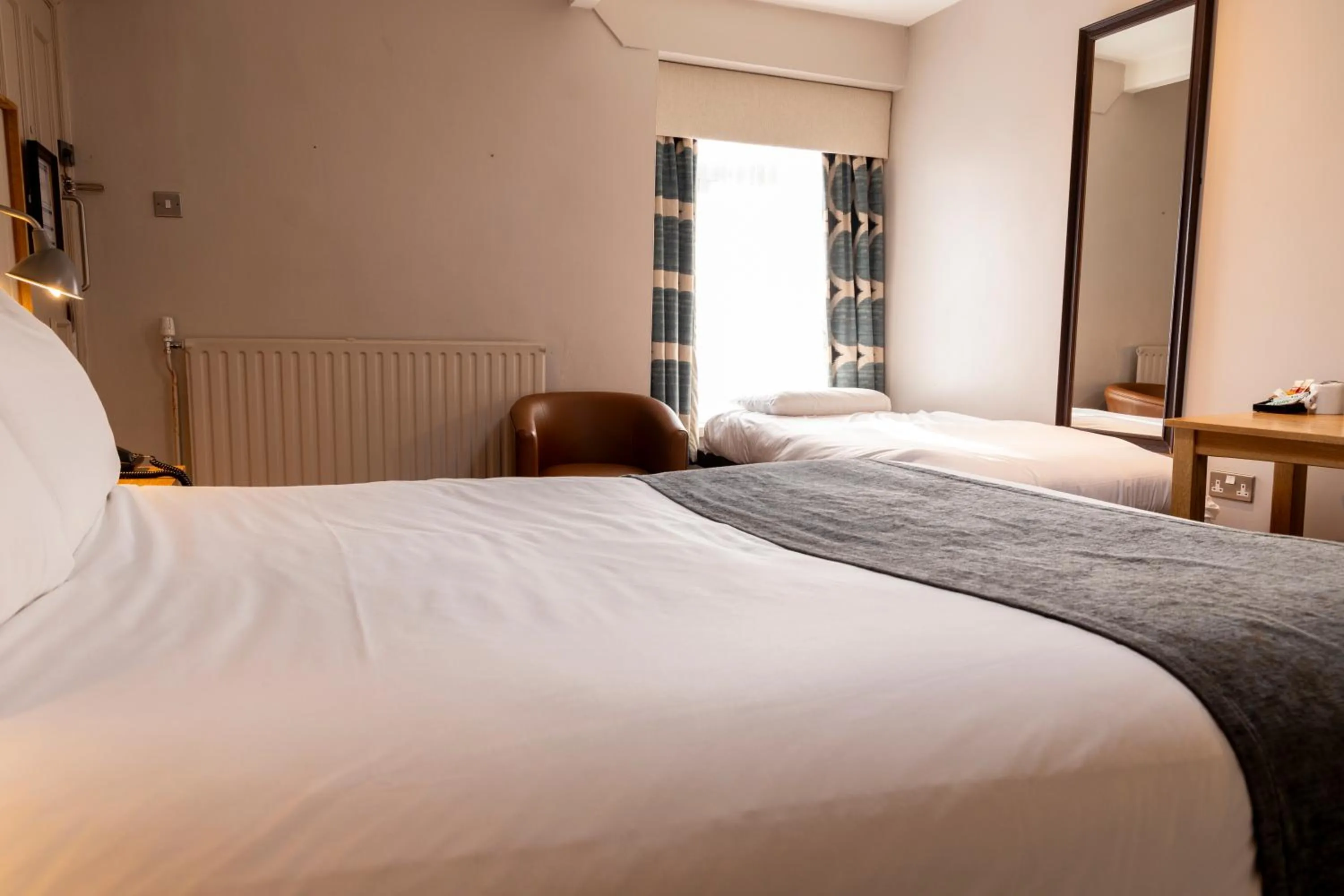 Bedroom, Bed in Hartwood Hall by Greene King Inns