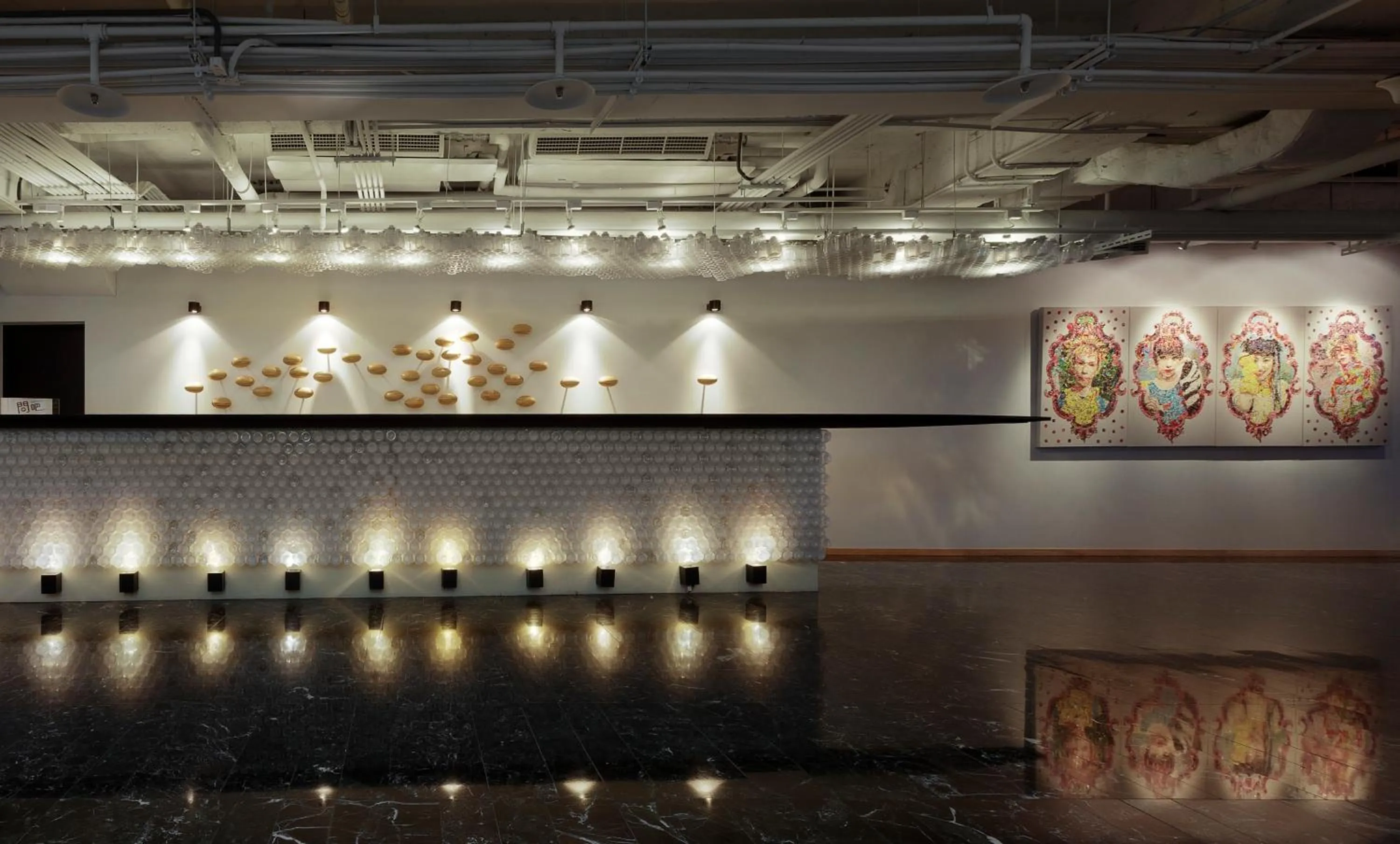 Lounge or bar in amba Taipei Ximending