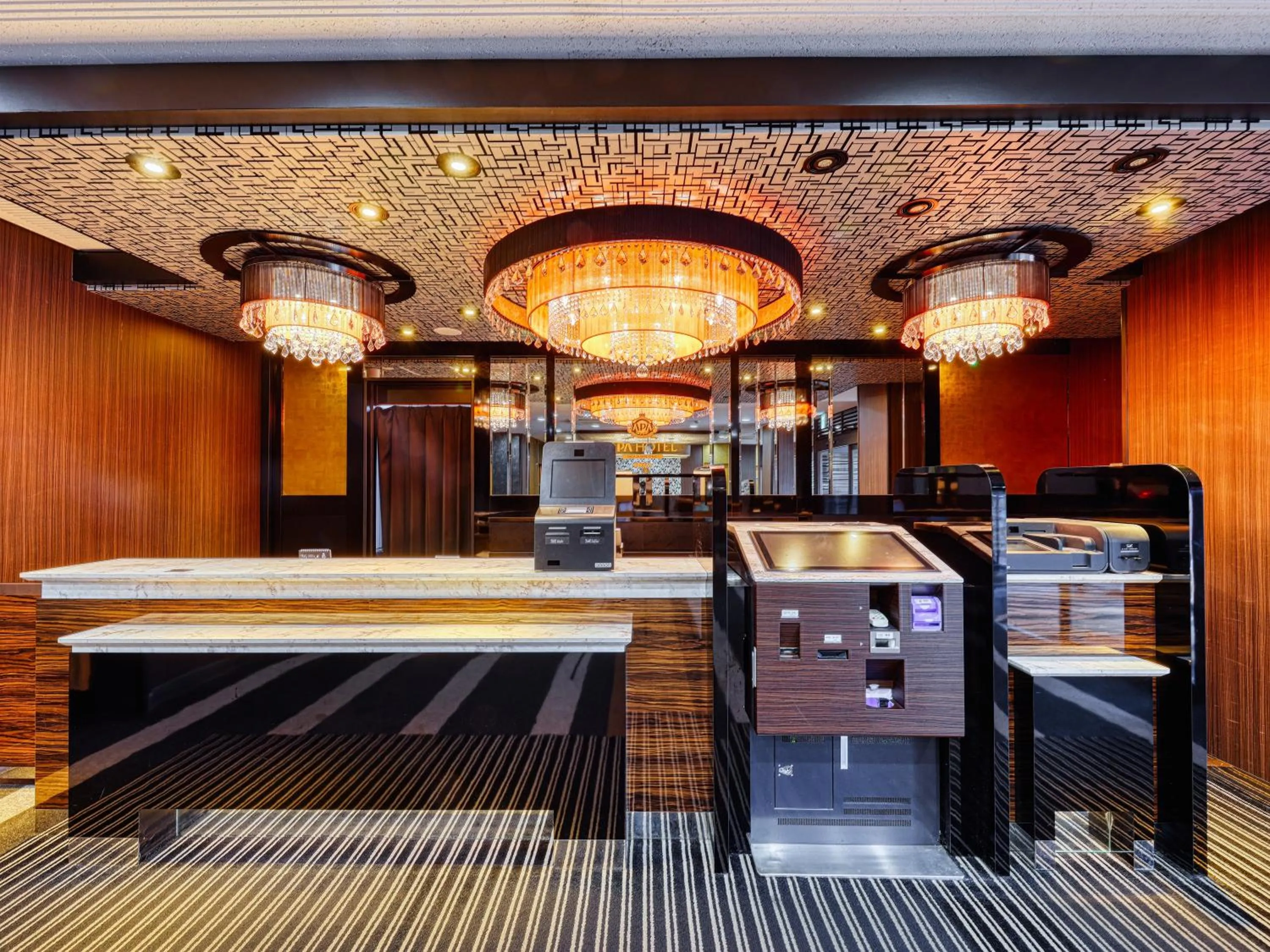 Lobby or reception in APA Hotel Saga Ekimae Chuo