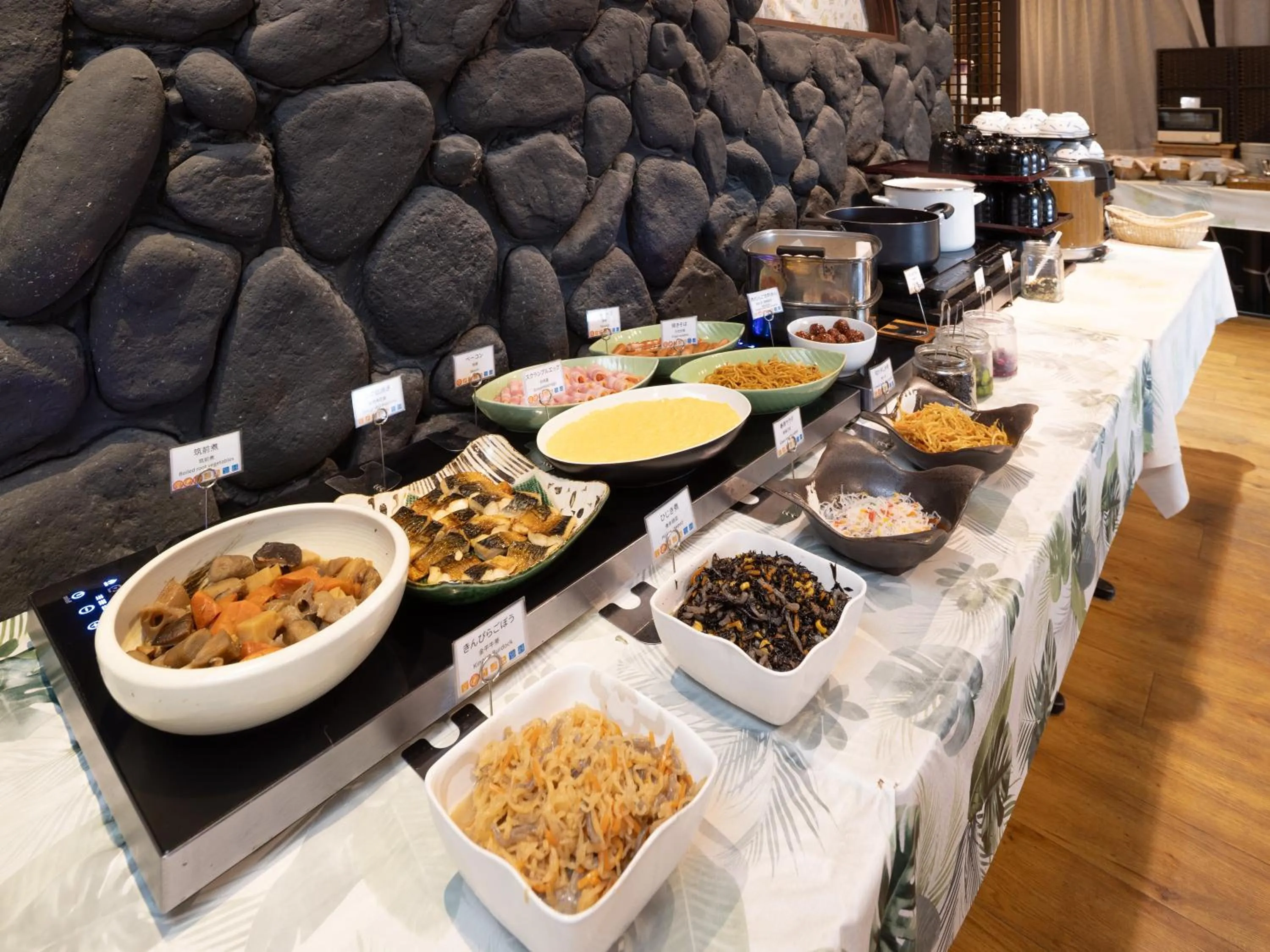 Buffet breakfast in APA Hotel Saga Ekimae Chuo