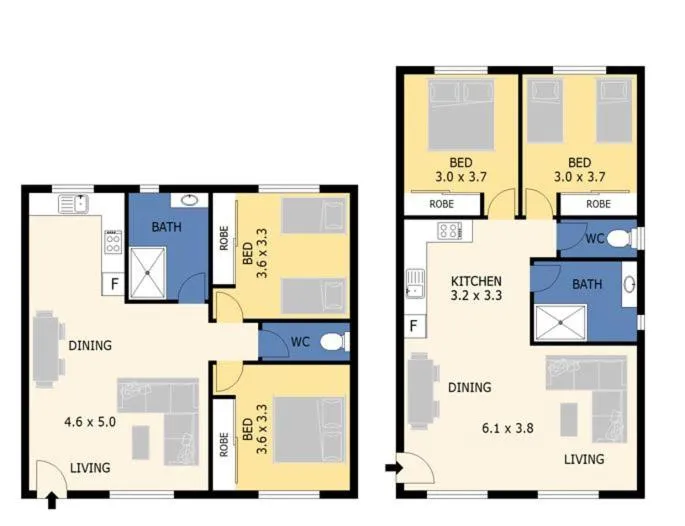 Floor plan in Allara Motor Lodge