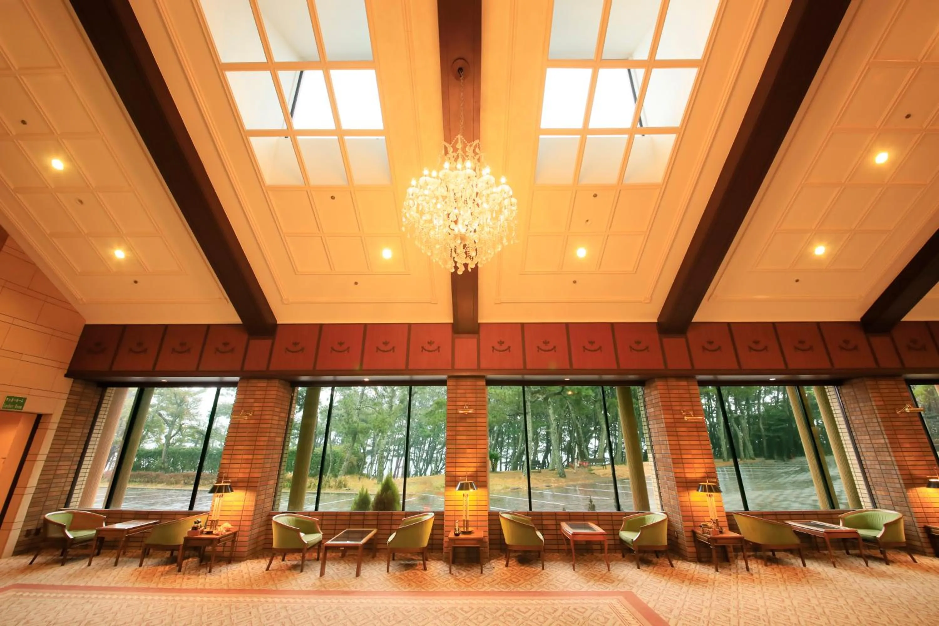 Lobby or reception in Oarai Park Hotel