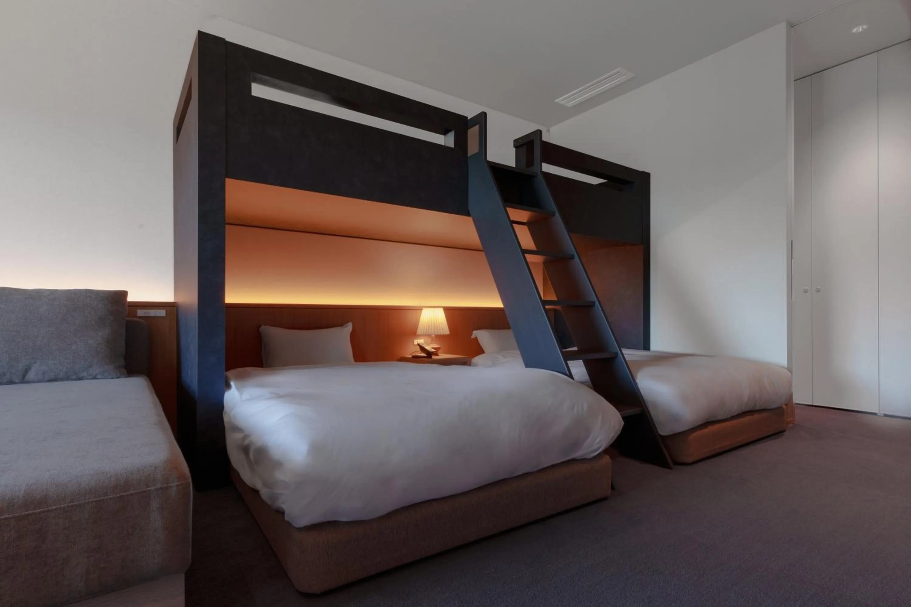 Bed in Oarai Park Hotel