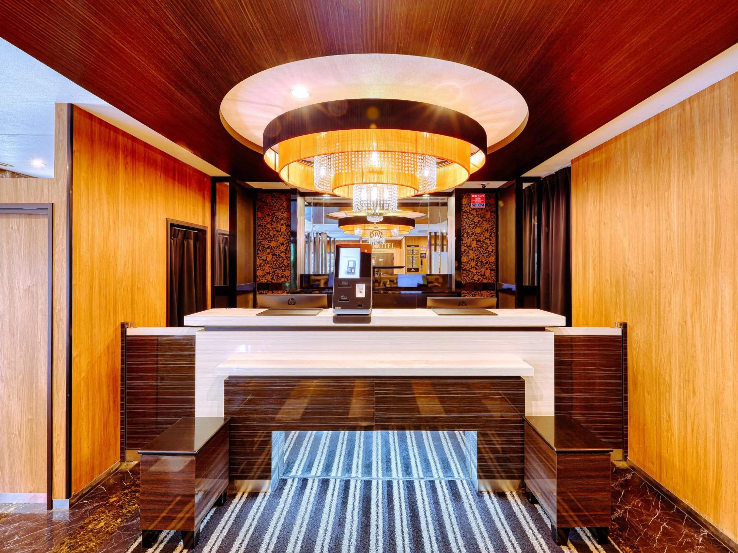 Lobby or reception in APA Hotel Sendai Kotodai Koen