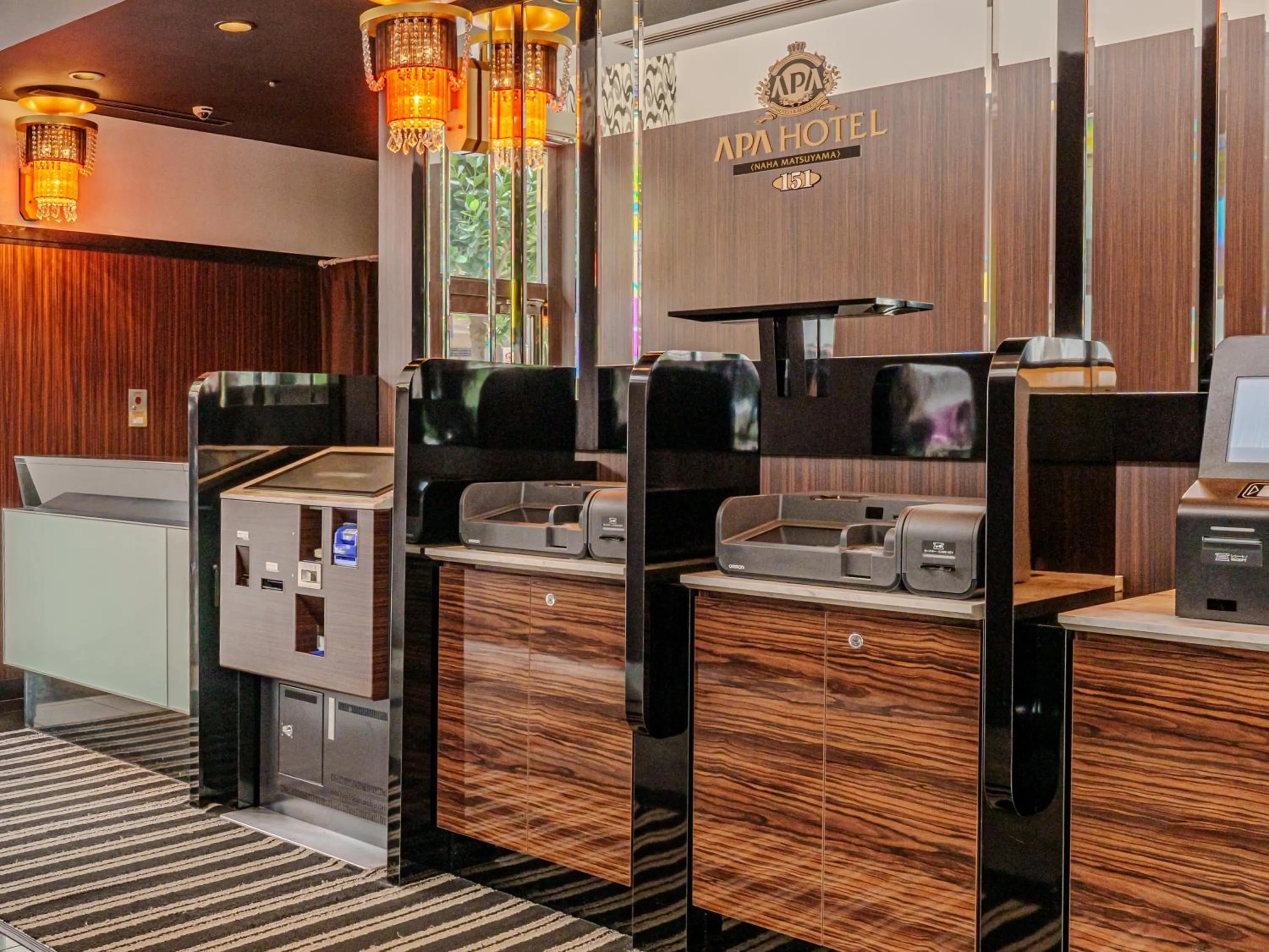 Lobby or reception in APA Hotel Naha Matsuyama