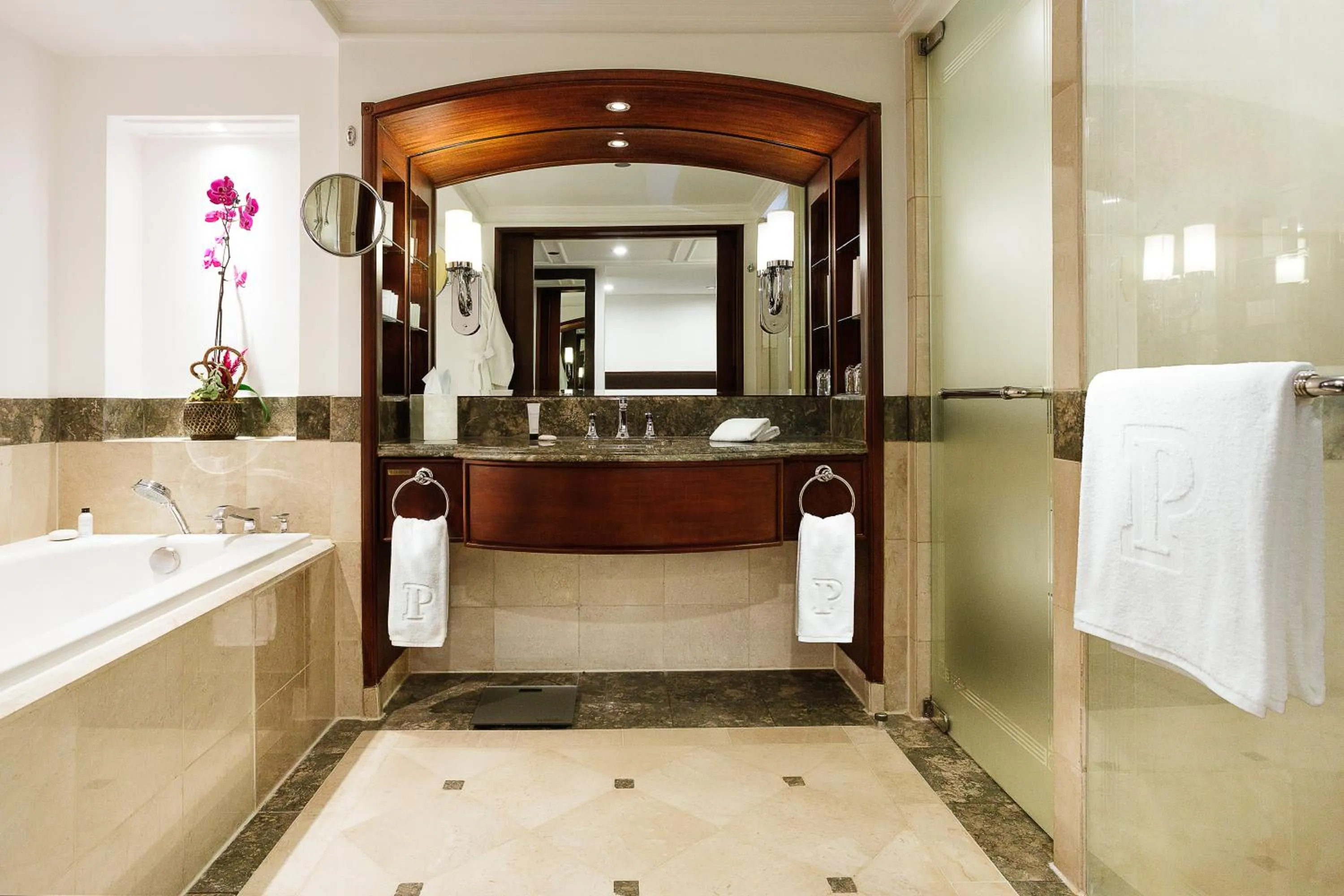 Bathroom in The Peninsula Manila