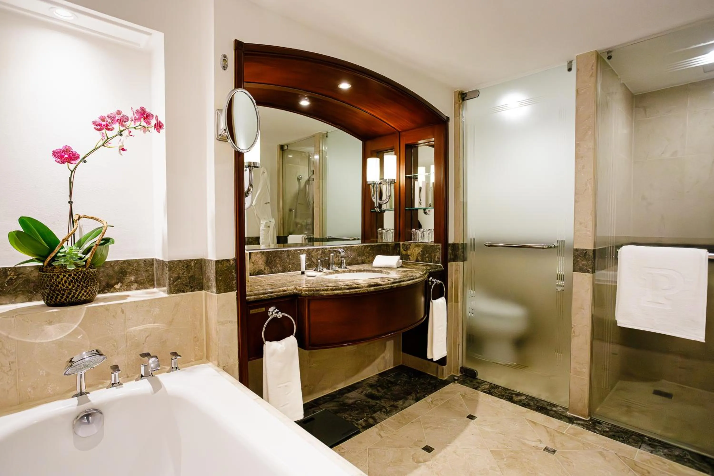 Bathroom in The Peninsula Manila