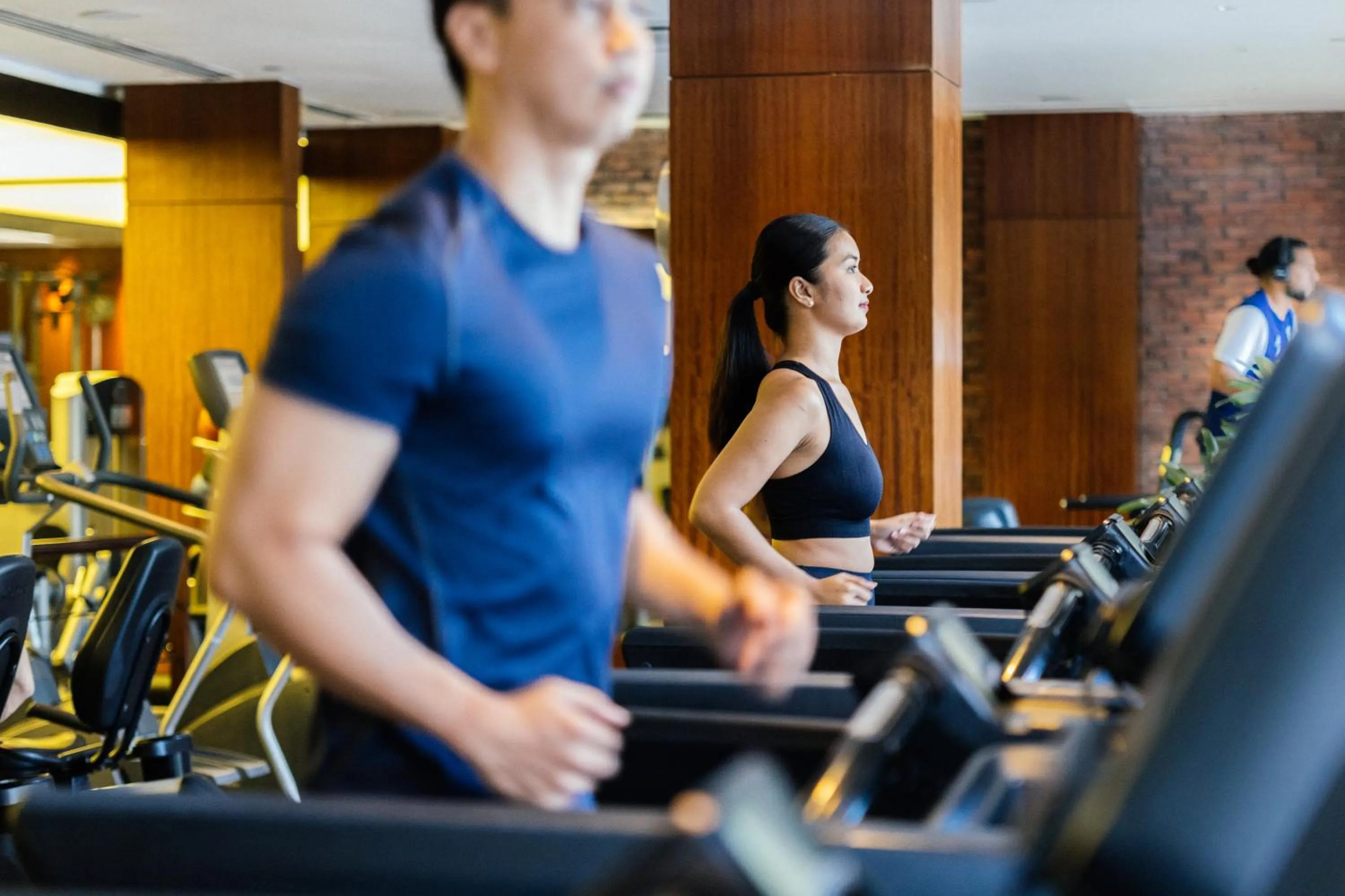 Fitness centre/facilities in The Peninsula Manila