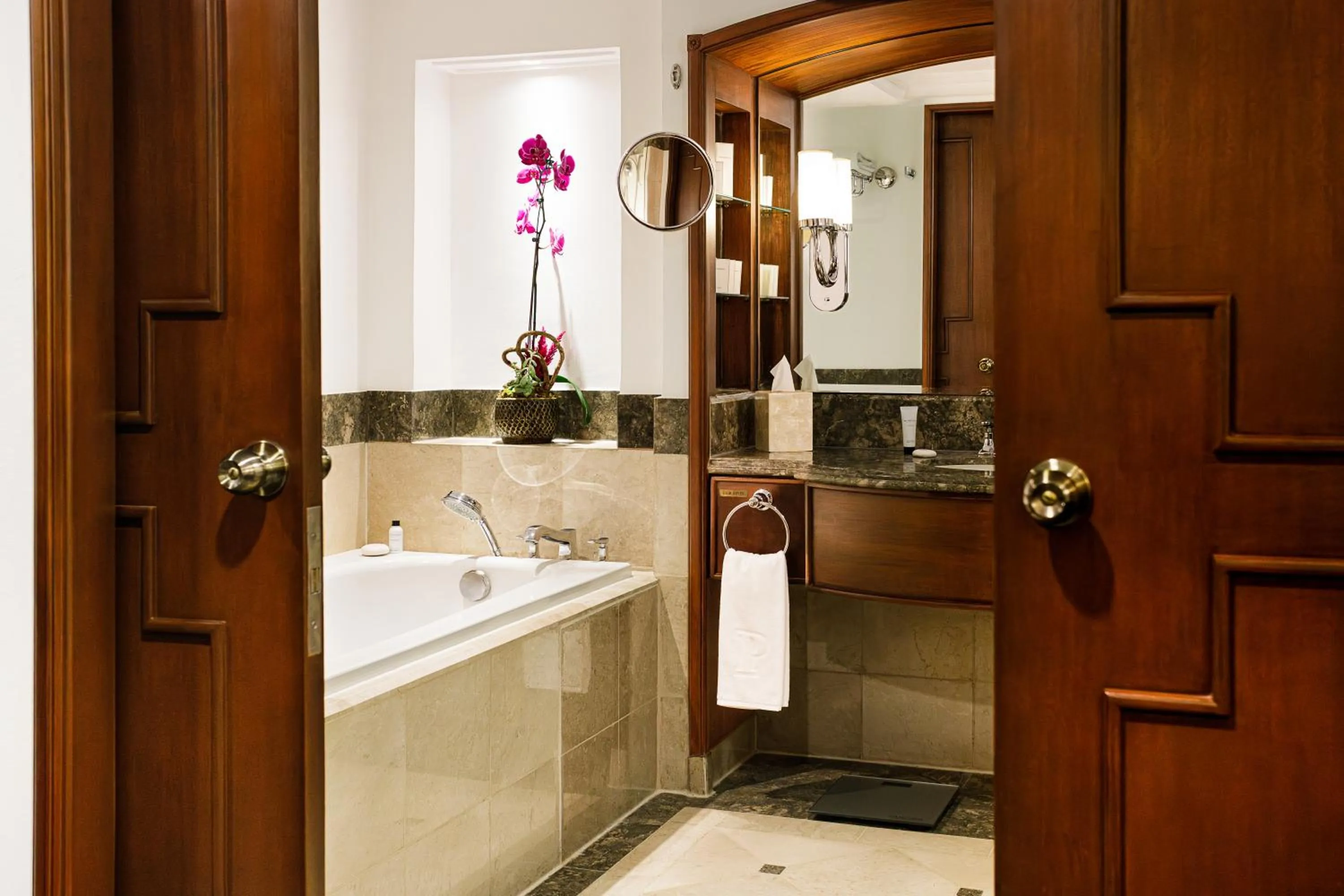 Bathroom in The Peninsula Manila