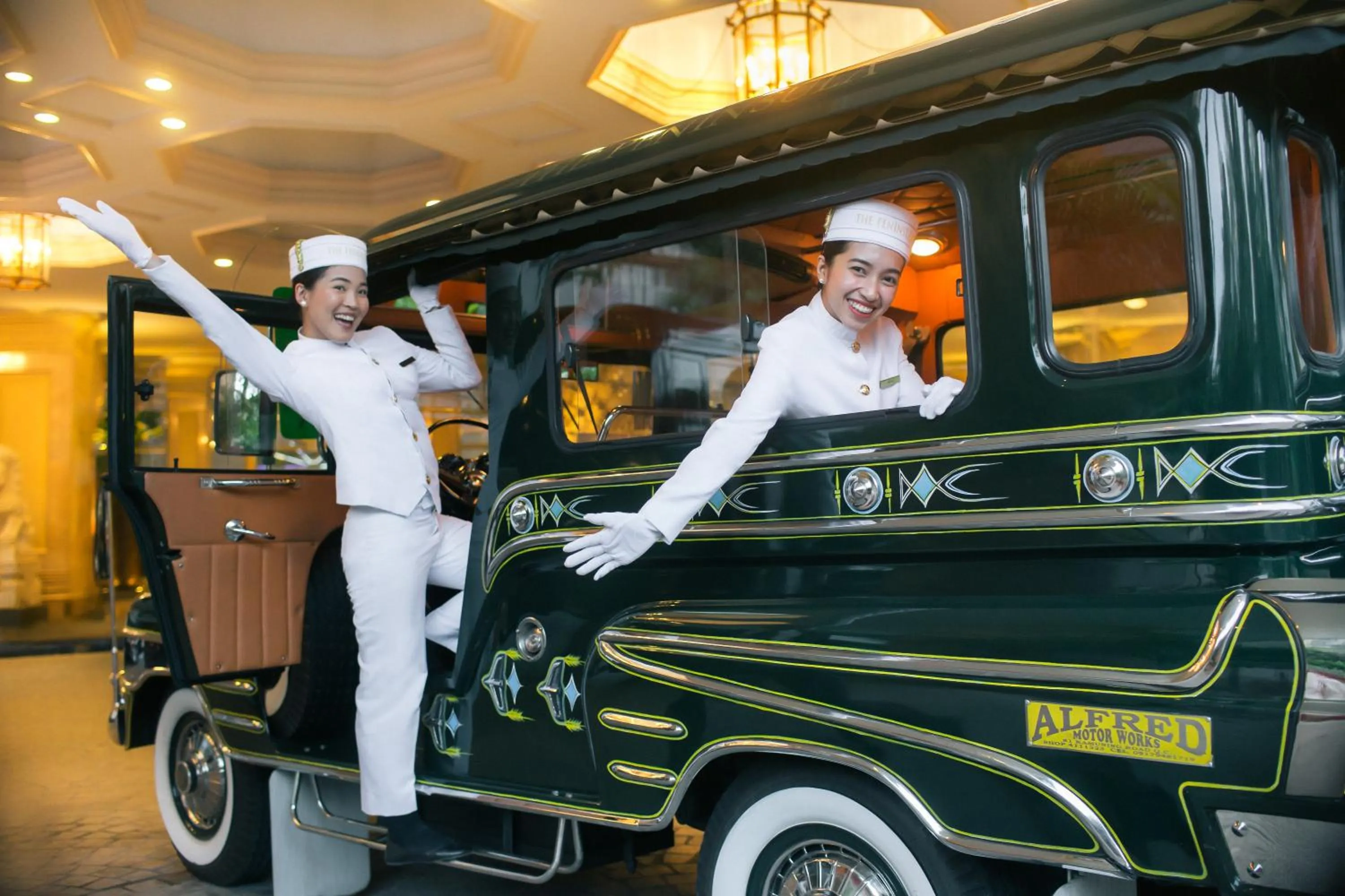 People in The Peninsula Manila