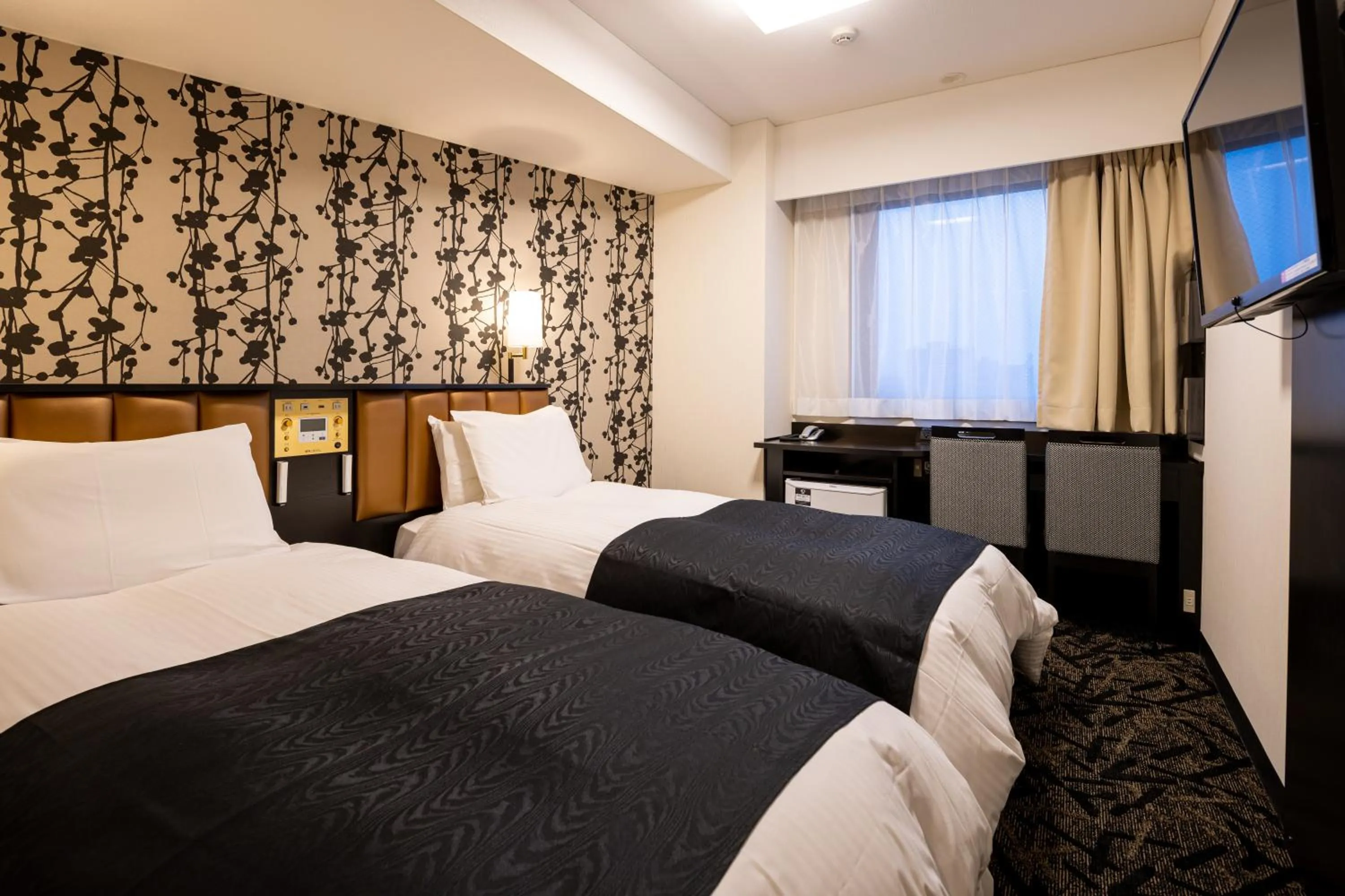 Photo of the whole room, Bed in APA Hotel Koriyama Ekimae