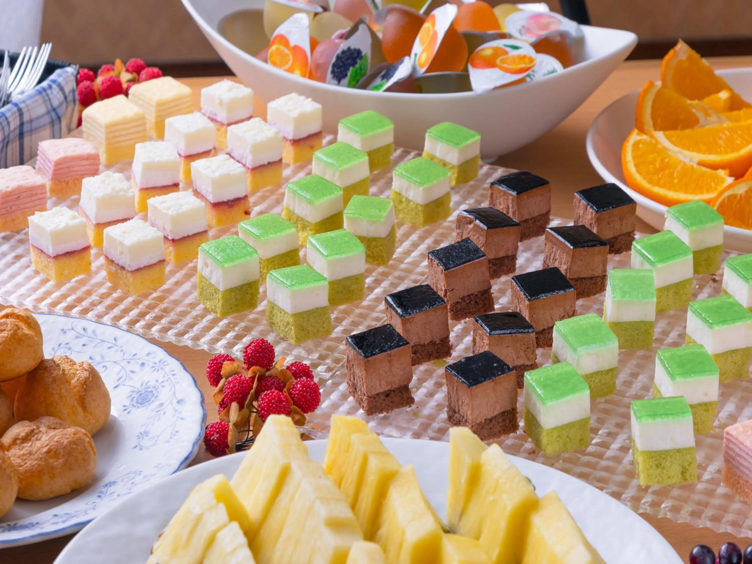 Buffet breakfast in APA Hotel Fukuoka Watanabedori Ekimae EXCELLENT