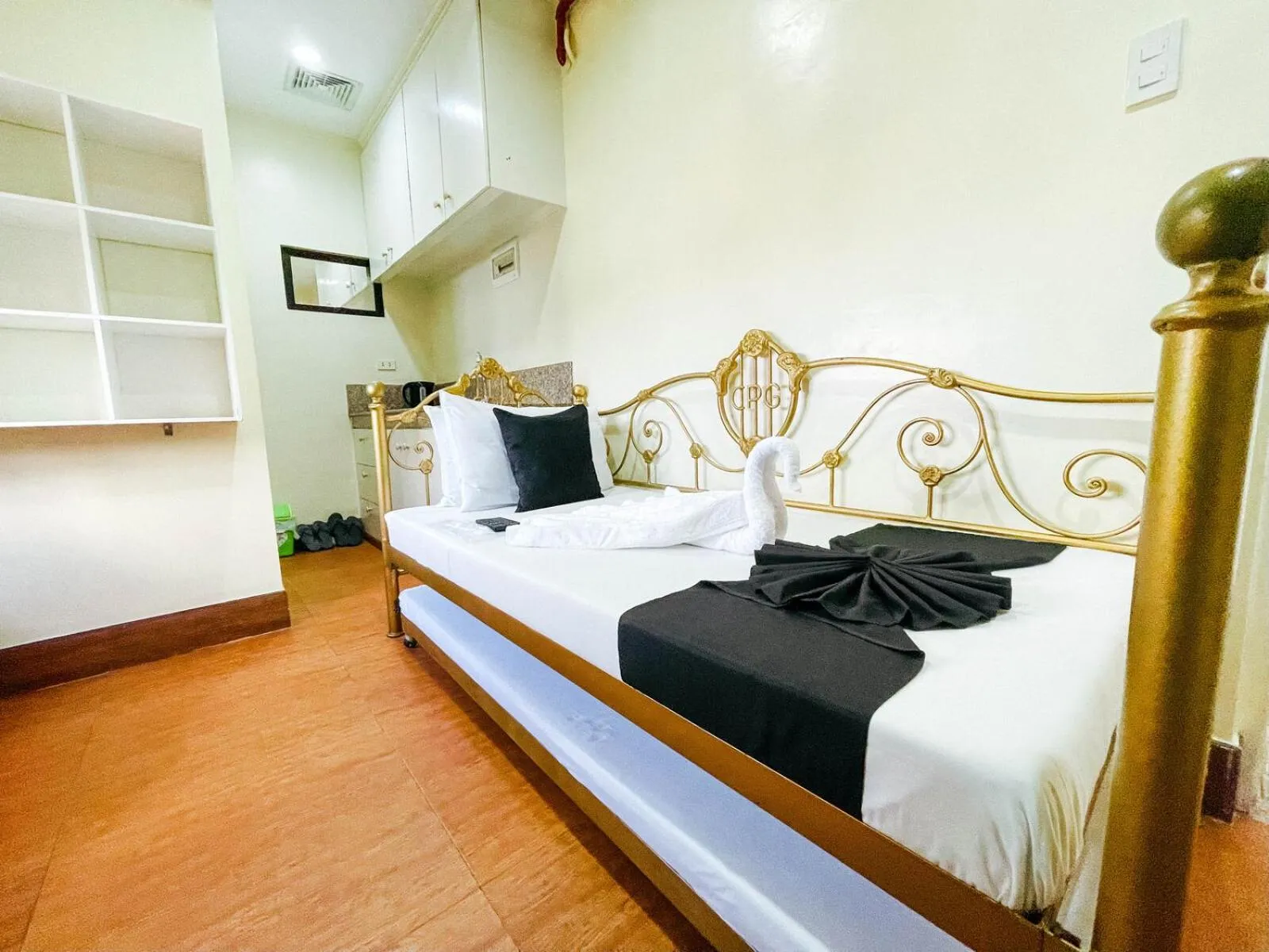 Bed in Chanel Paris Hotel powered by Cocotel