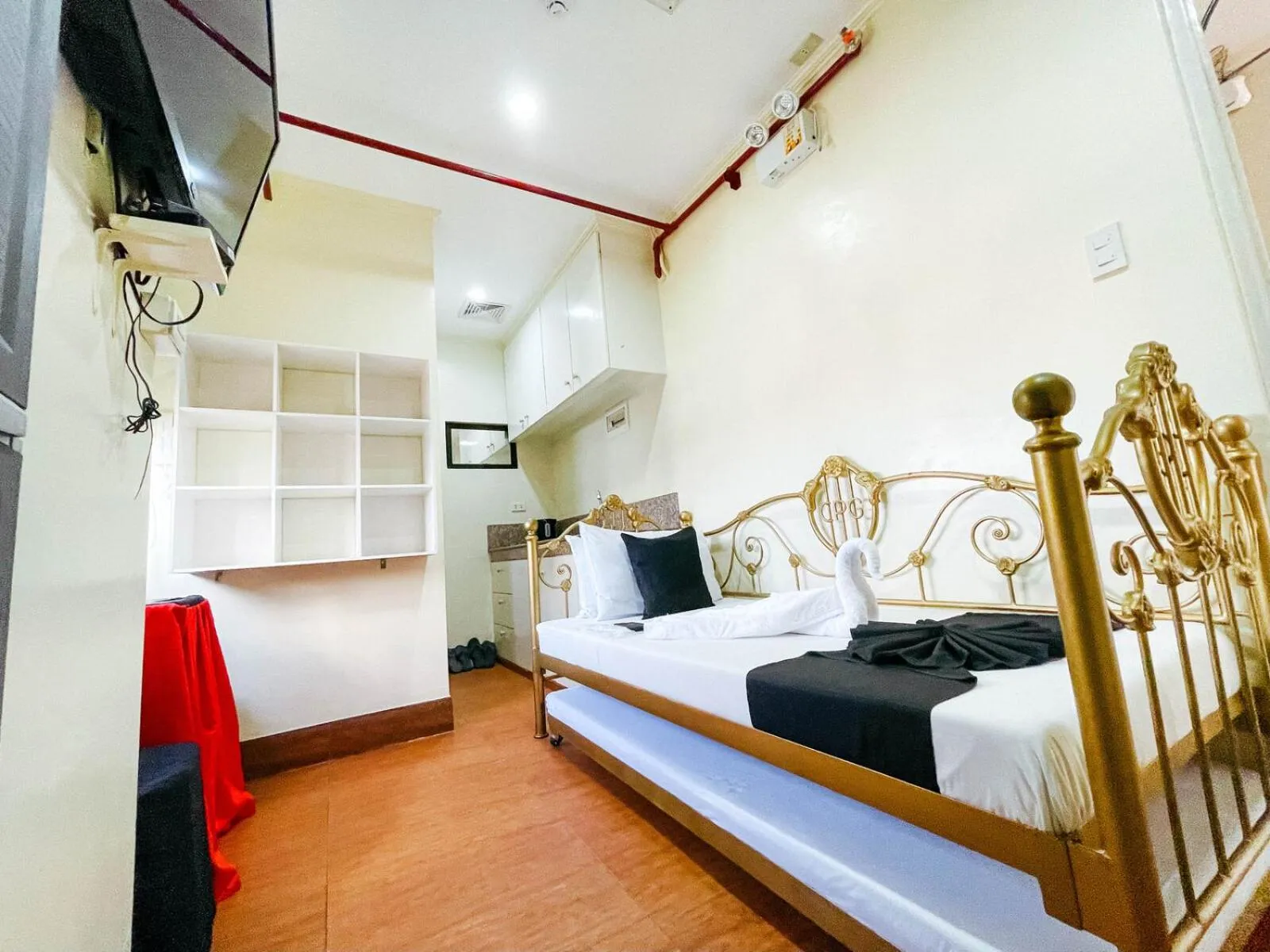 Bed in Chanel Paris Hotel powered by Cocotel