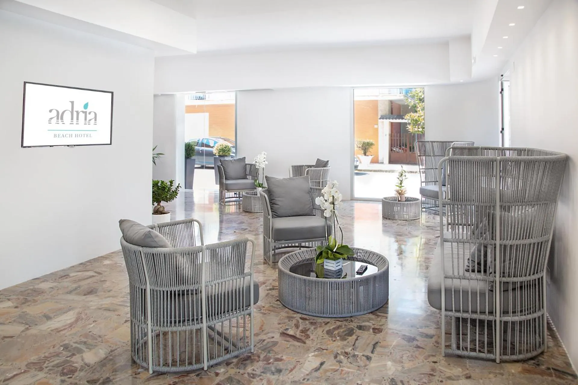 Lobby or reception in Adria Beach Hotel