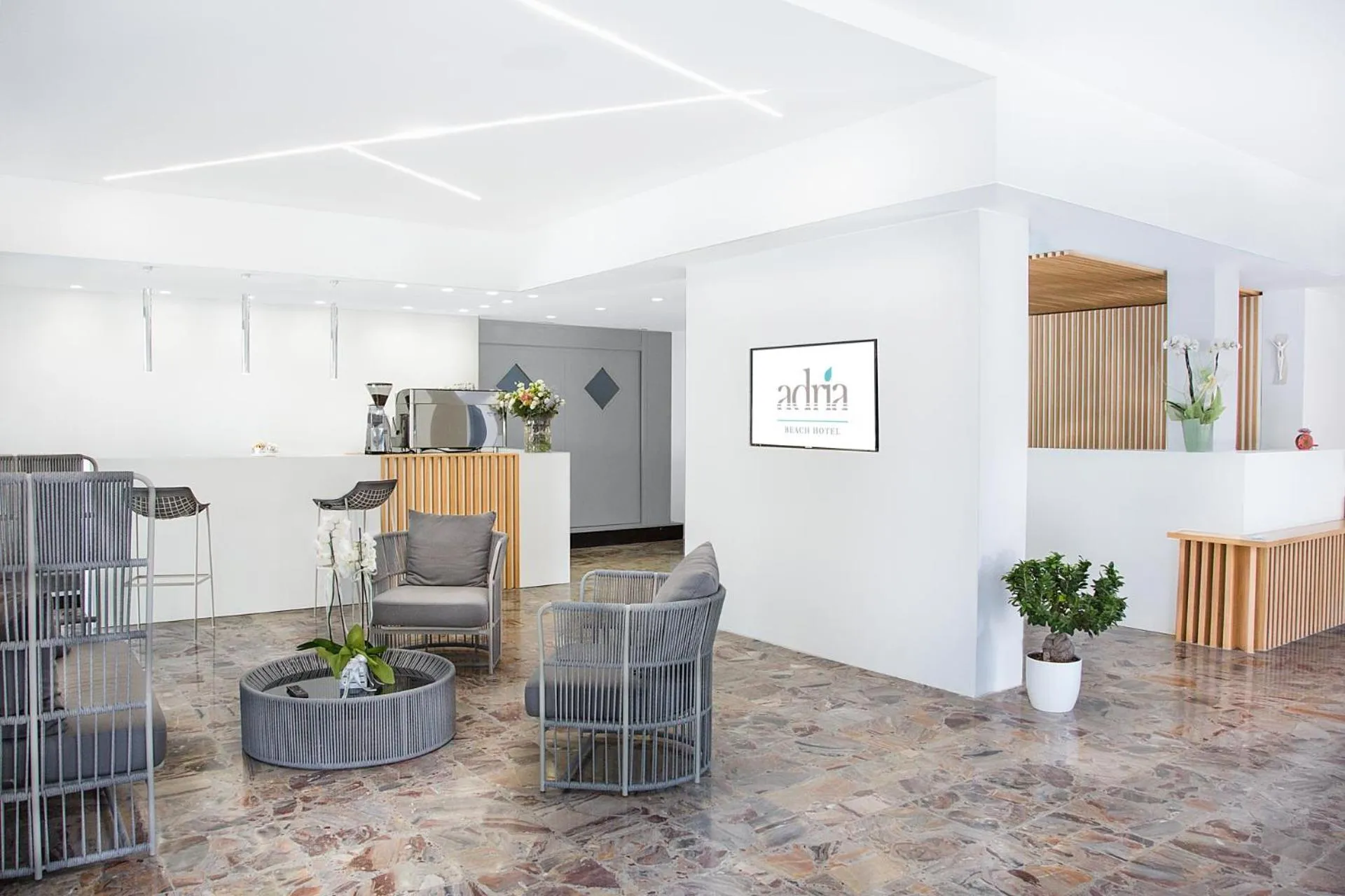 Lobby or reception in Adria Beach Hotel