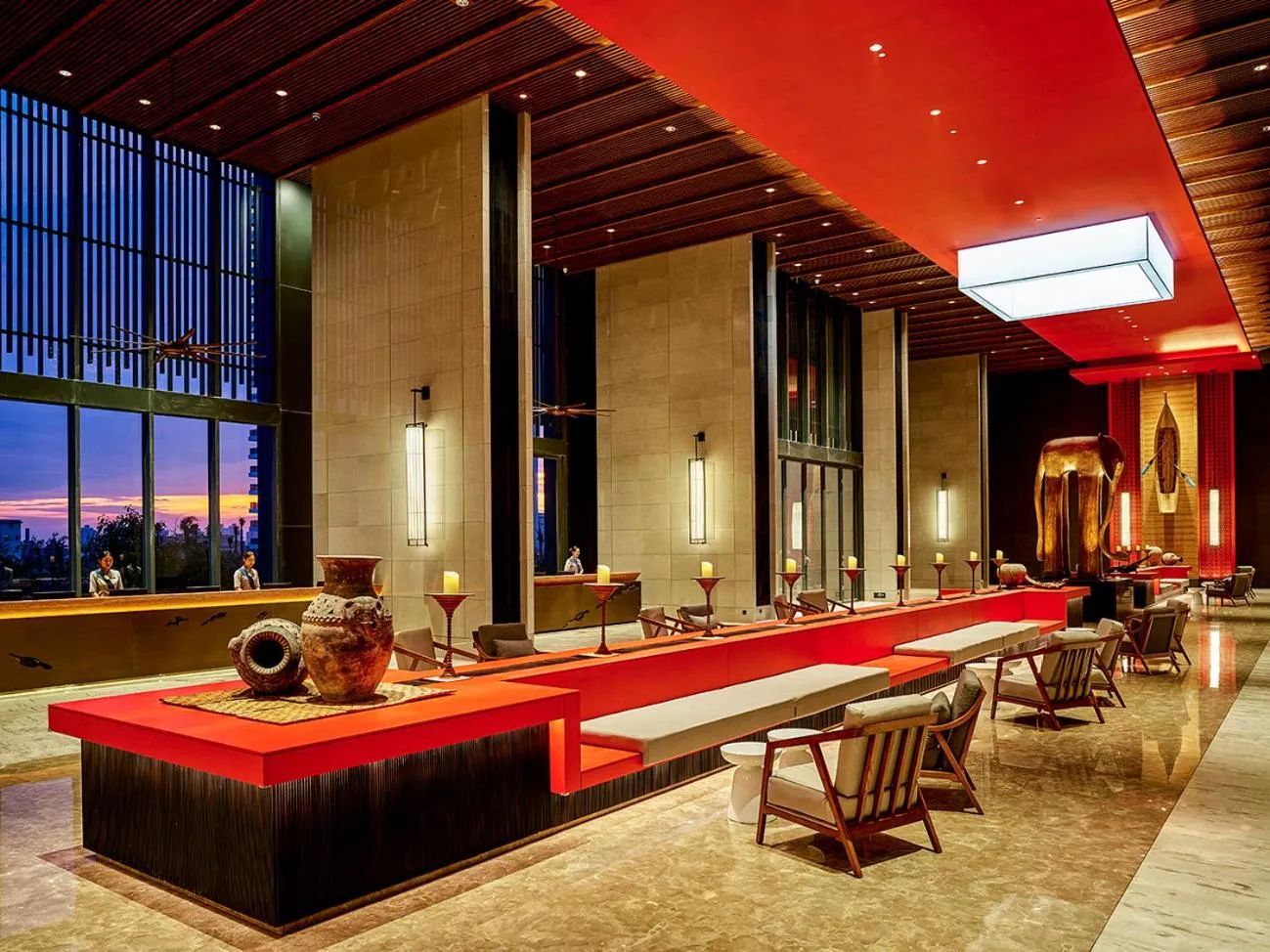 Lobby or reception in Dusit Thani Shuangyue Bay Resort Huizhou