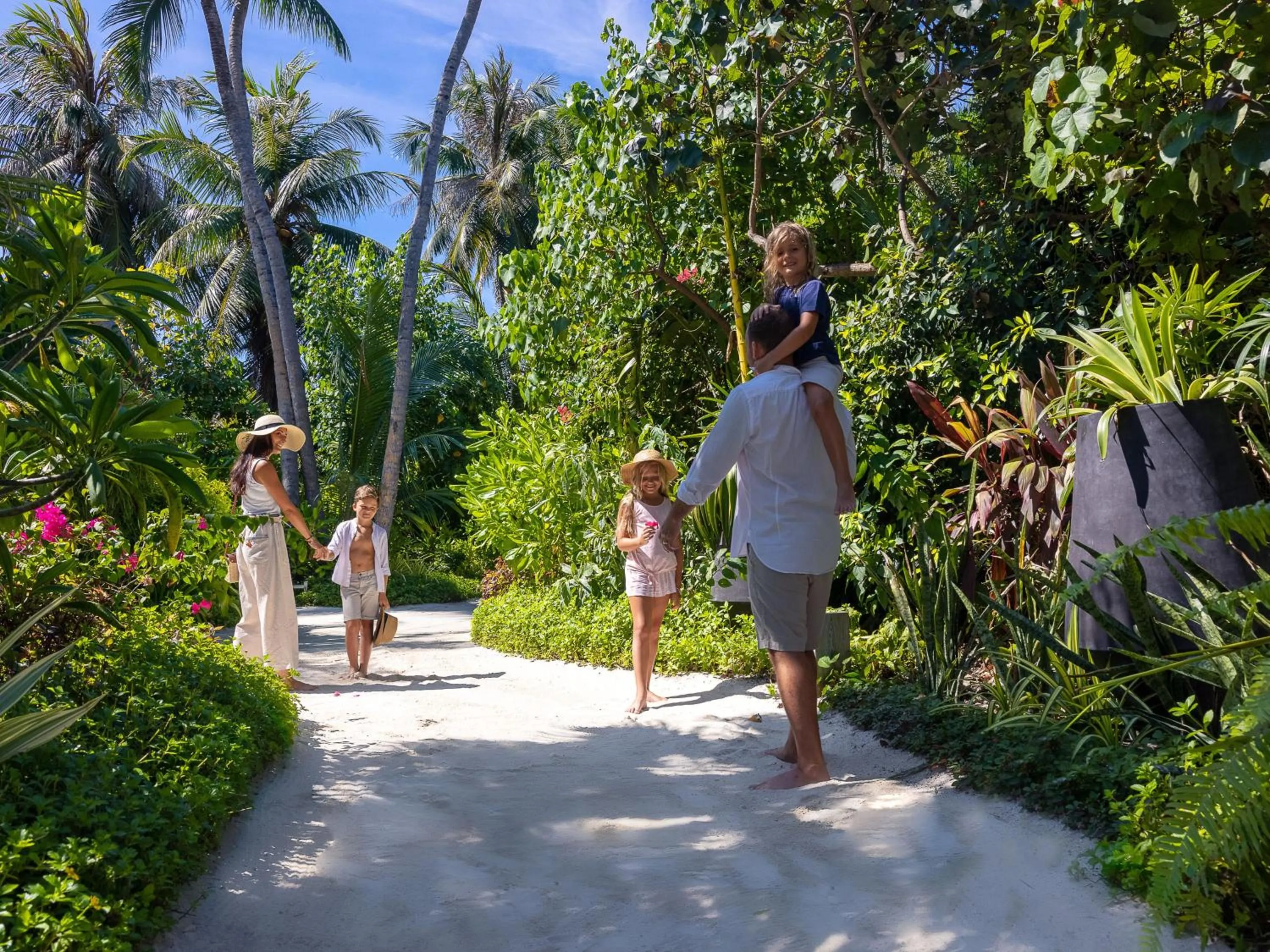 Family in The Nautilus Maldives