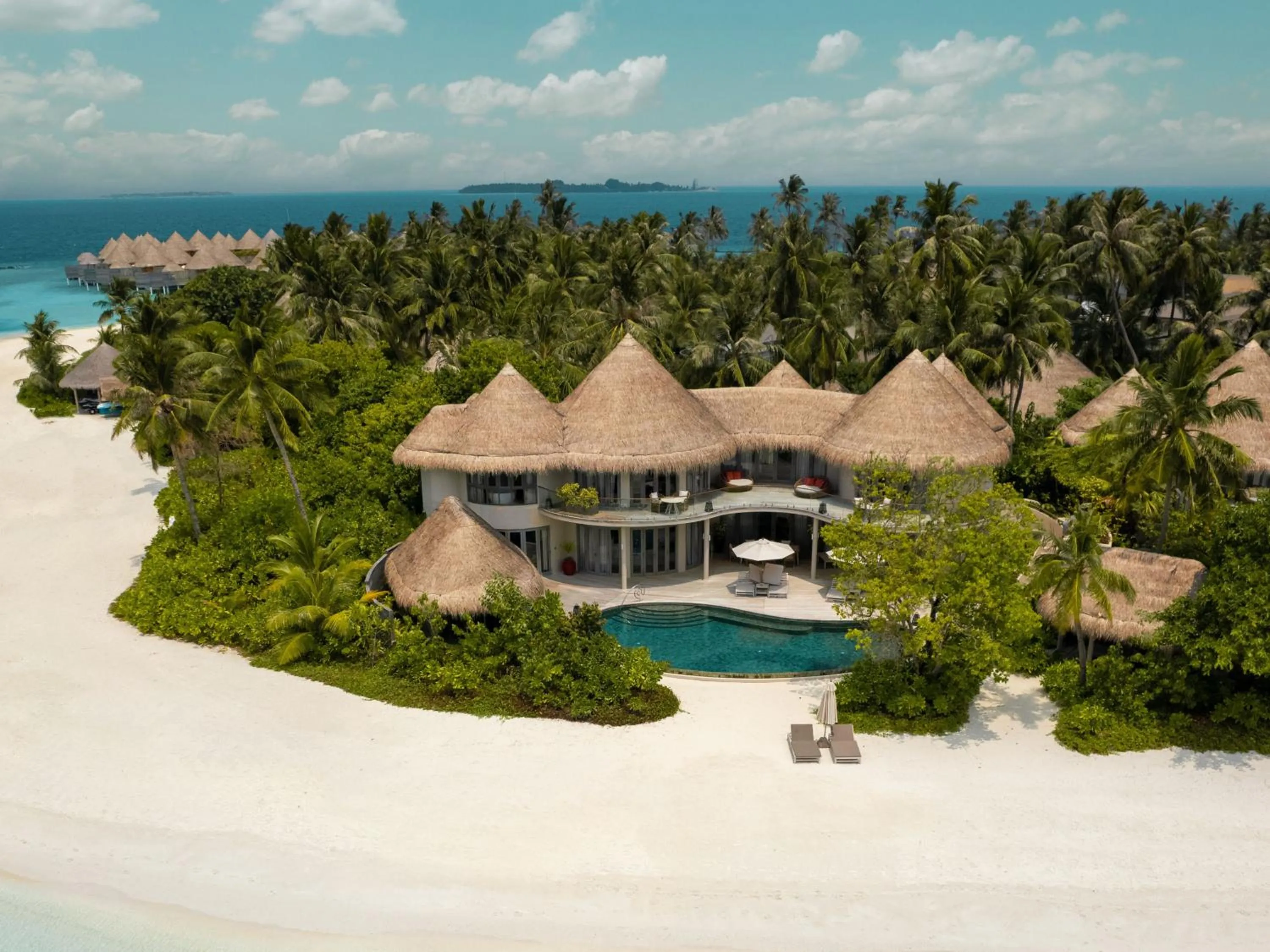 Bird's eye view in The Nautilus Maldives