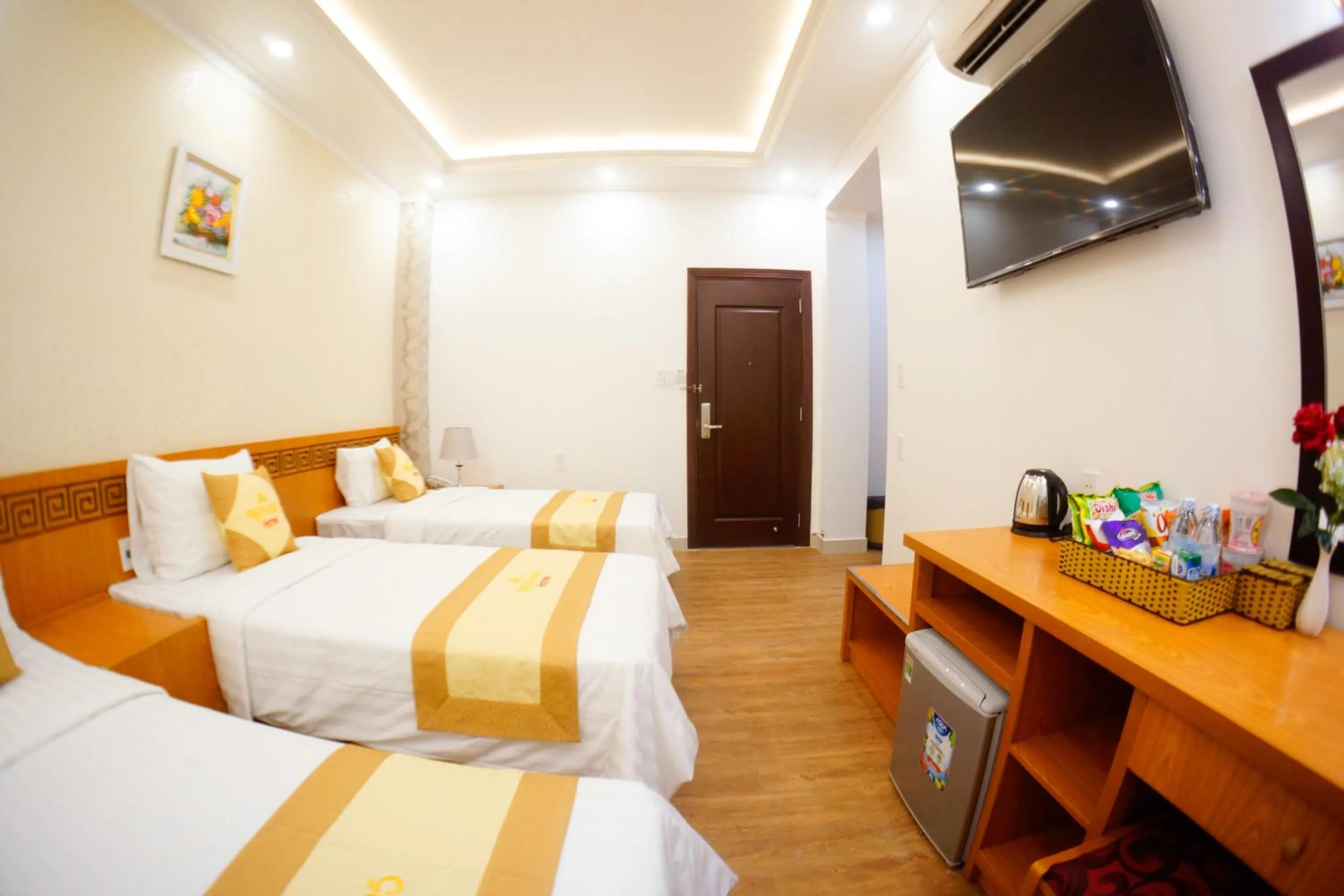 Bed in NỮ HOÀNG HOTEL