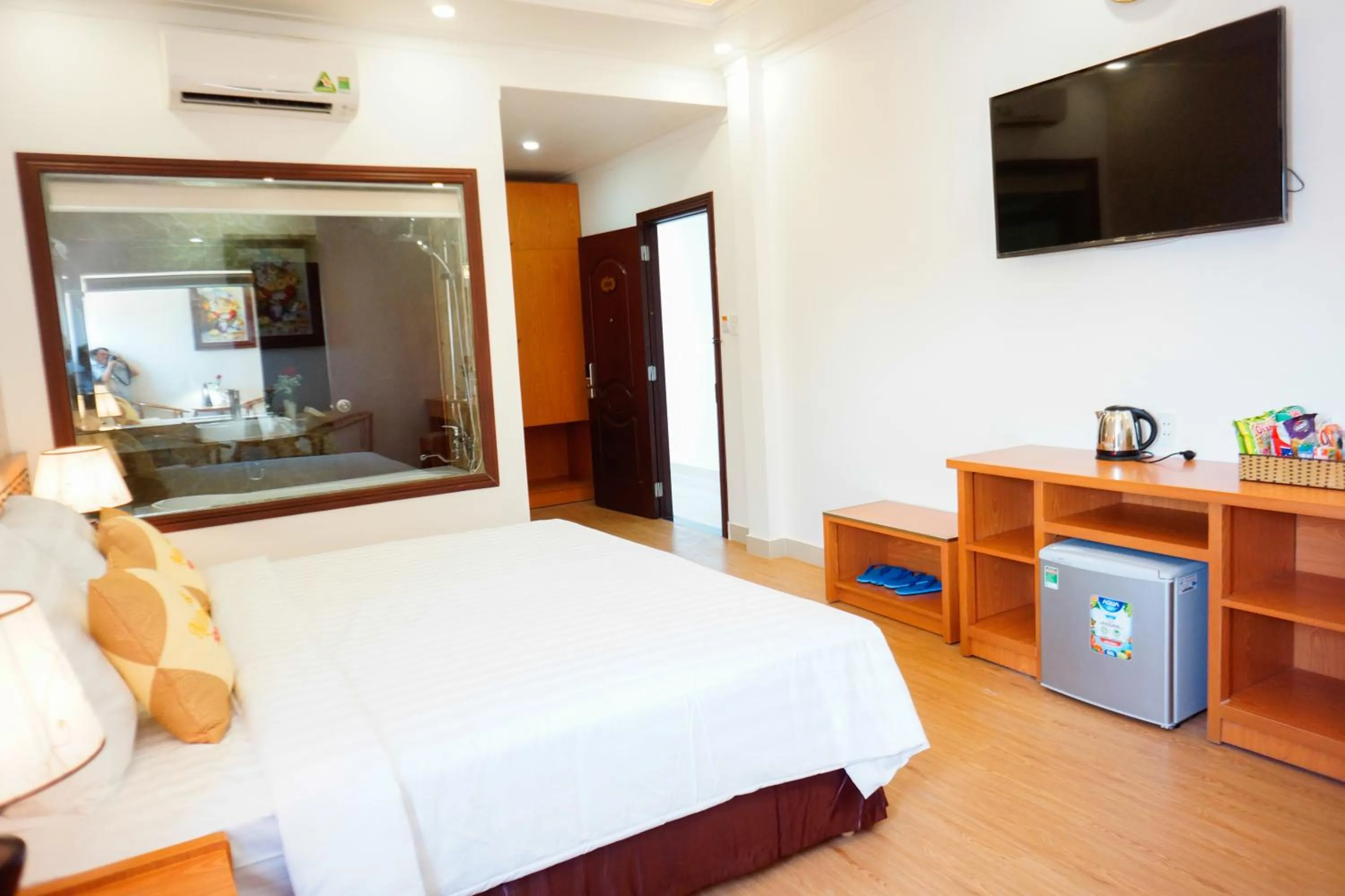 Bed in NỮ HOÀNG HOTEL