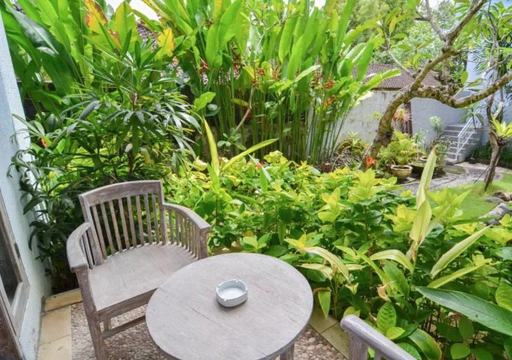 Garden view in Abian Biu Mansion